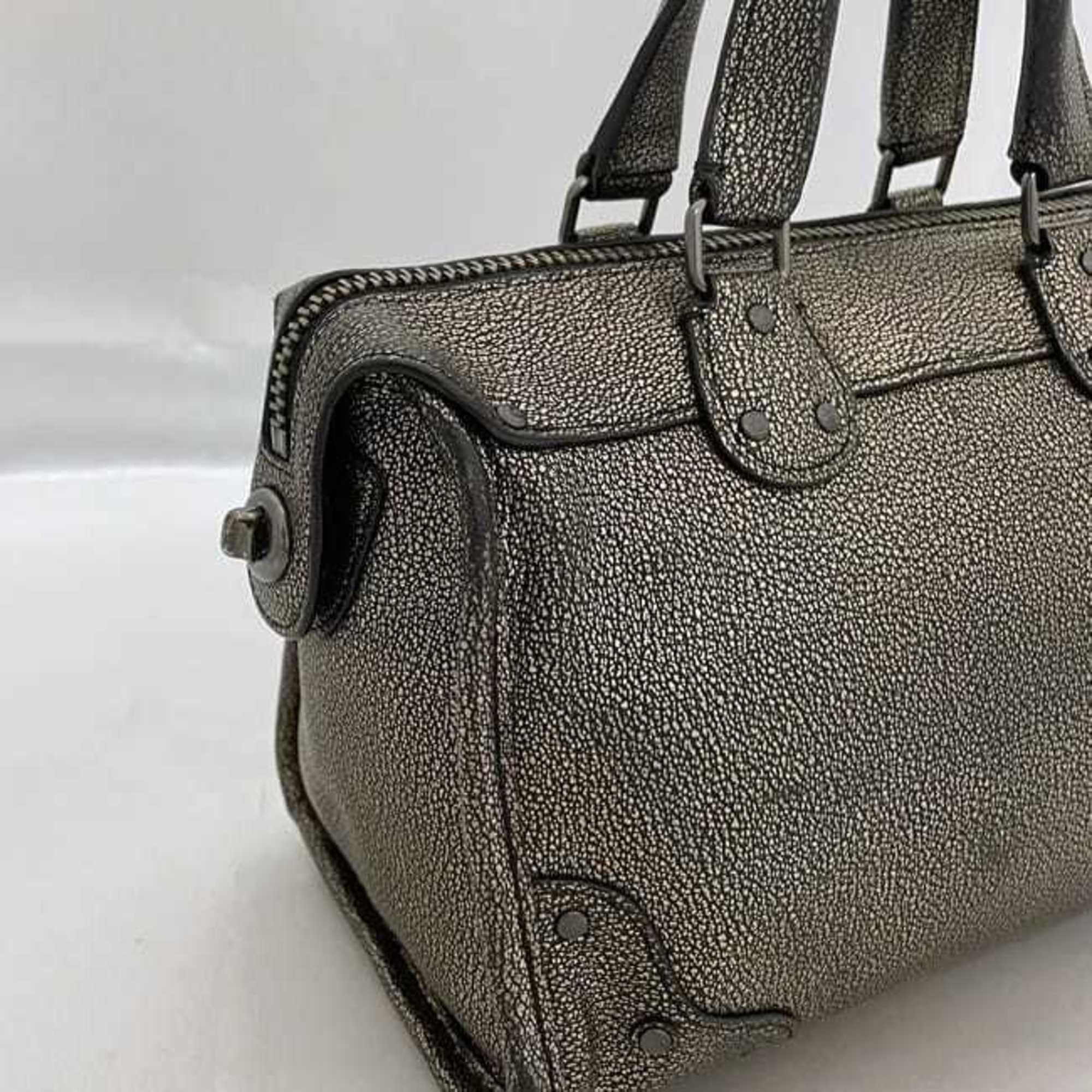 Coach Gold Leather Handbag Shoulder Bag (Pre-Owned)