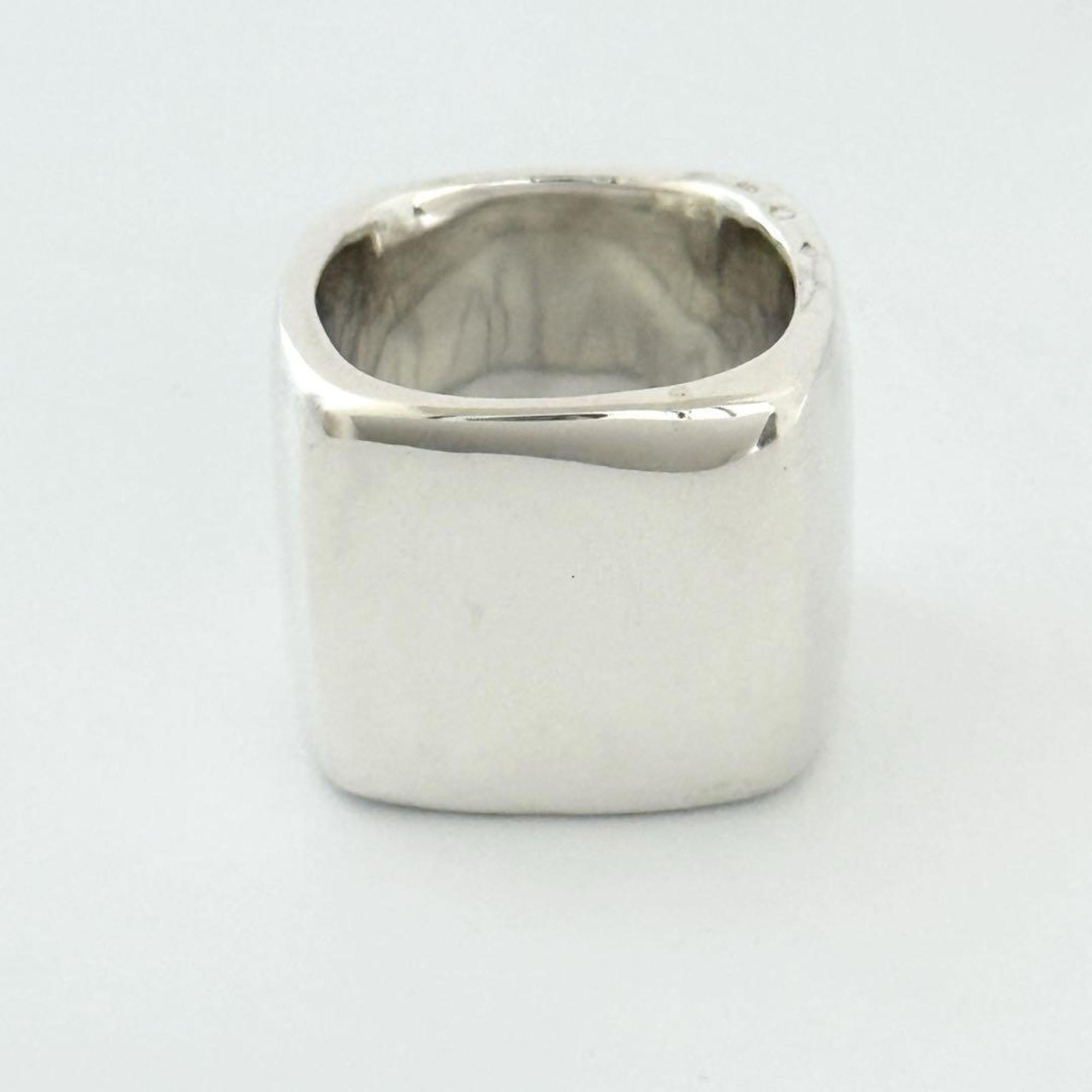 Chanel Silver 925 Band Ring (Pre-Owned)