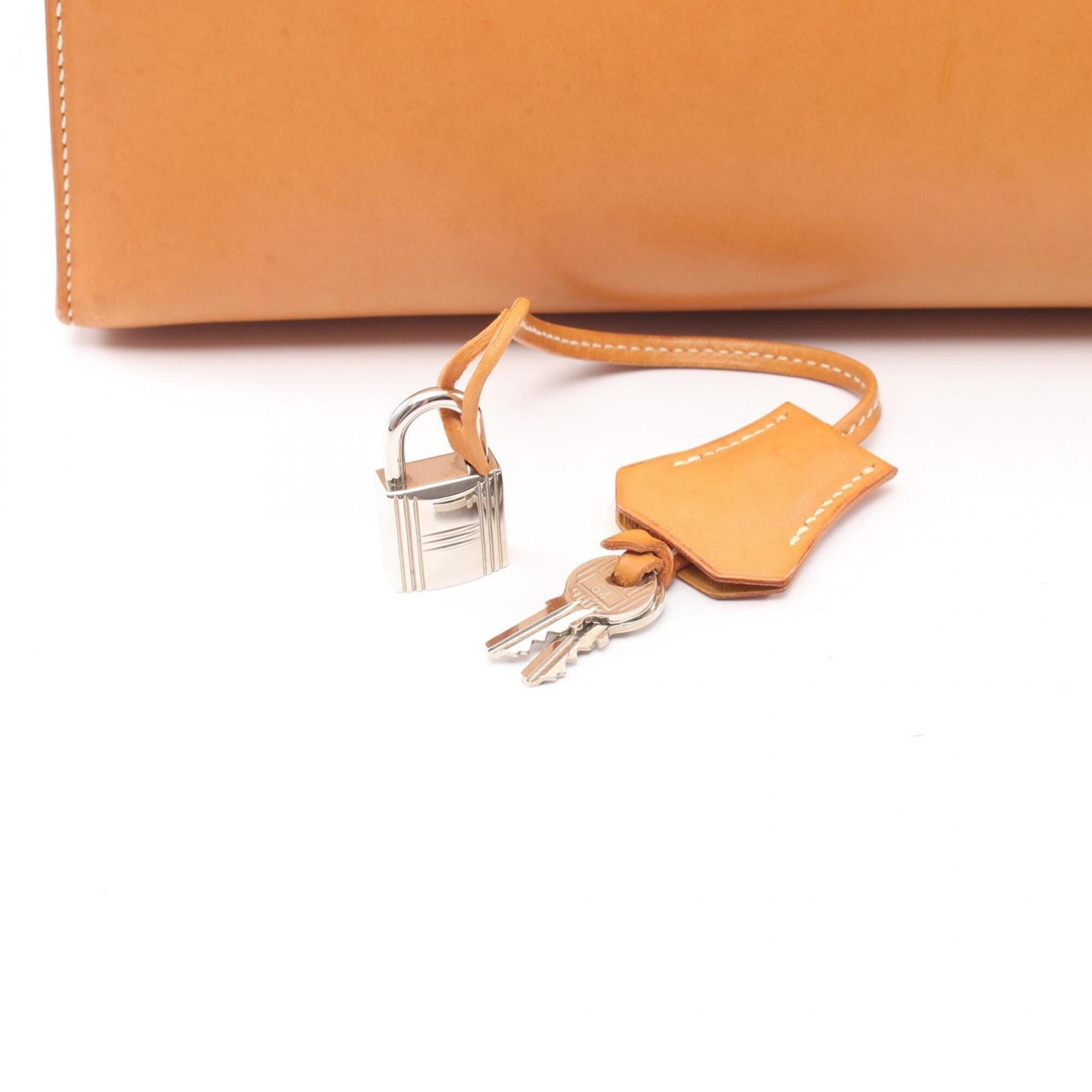 Hermes Brown Chamonix Leather Handbag (Pre-Owned)
