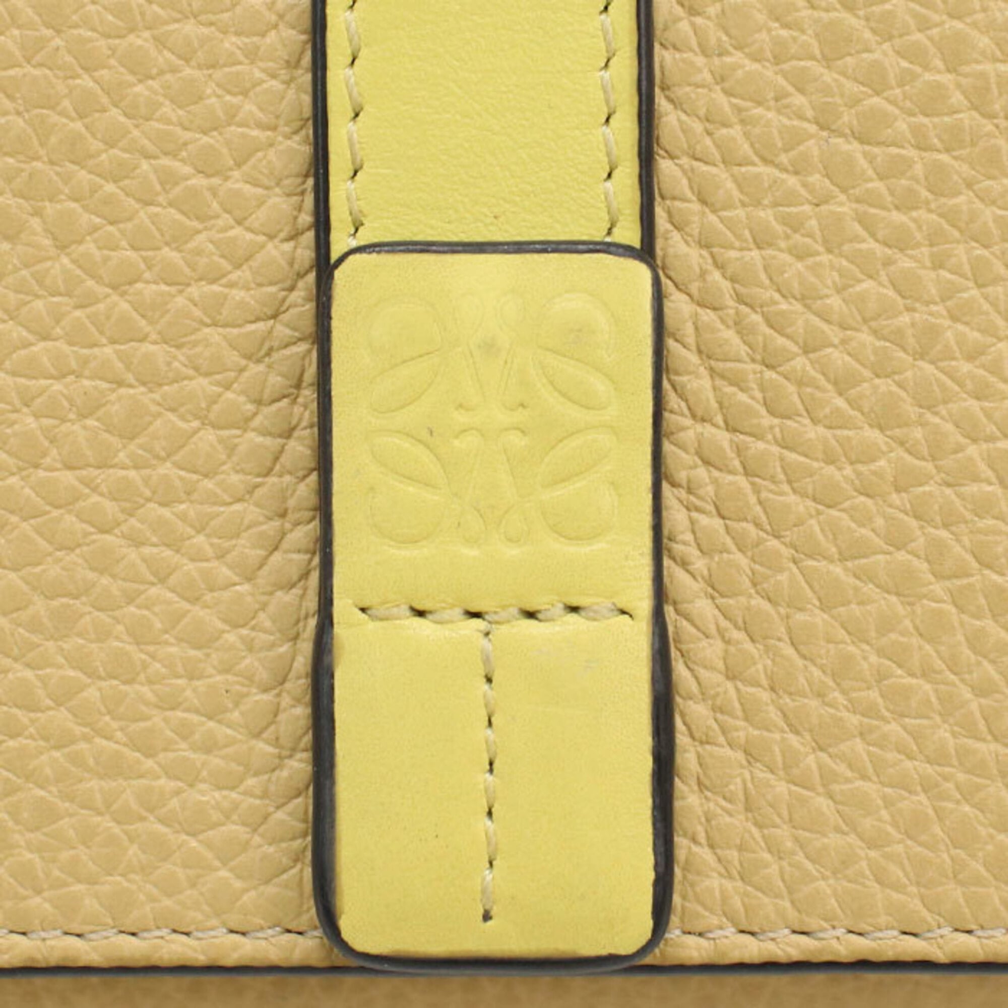 Loewe Beige Leather Wallet (Tri-Fold) (Pre-Owned)