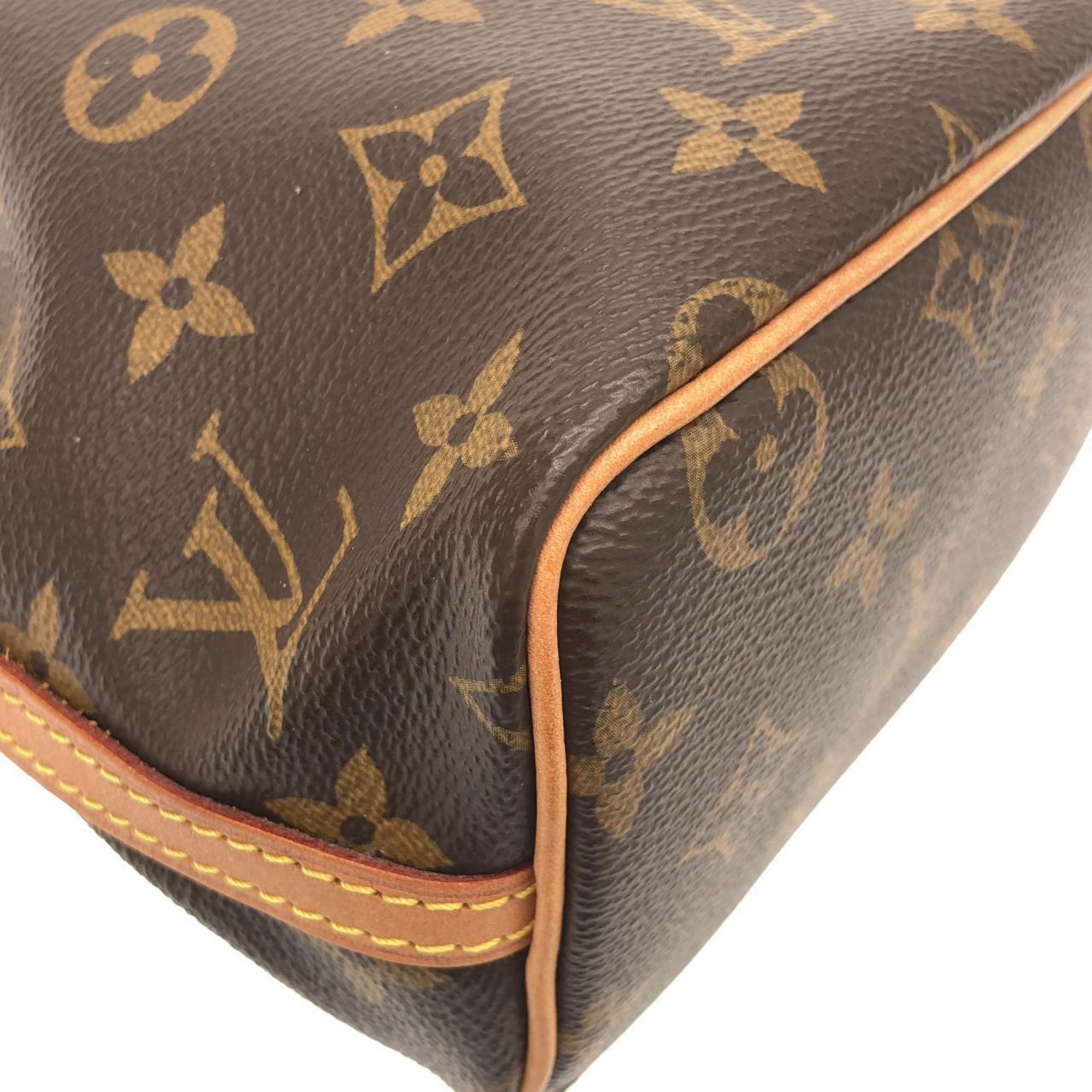 Louis Vuitton Marron Coated Canvas Shoulder Bag (Pre-Owned)