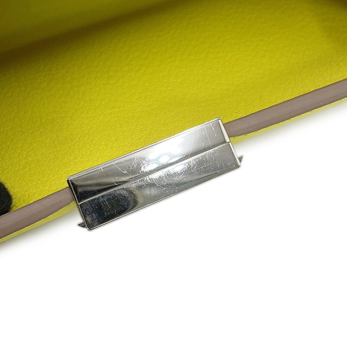 Hermes Lime Handbag Shoulder Bag (Pre-Owned)