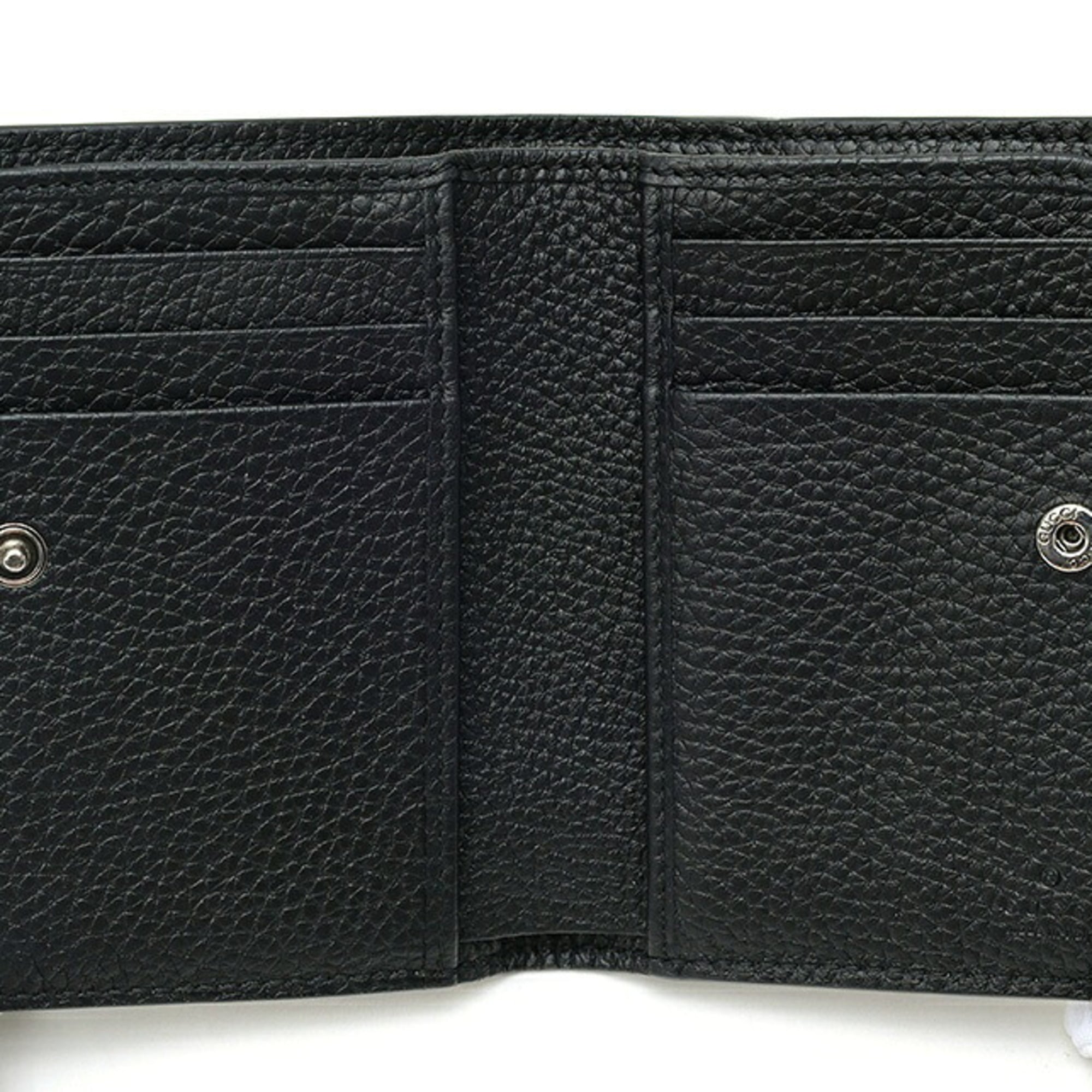 Gucci Black Leather Wallet (Bi-Fold) (Pre-Owned)