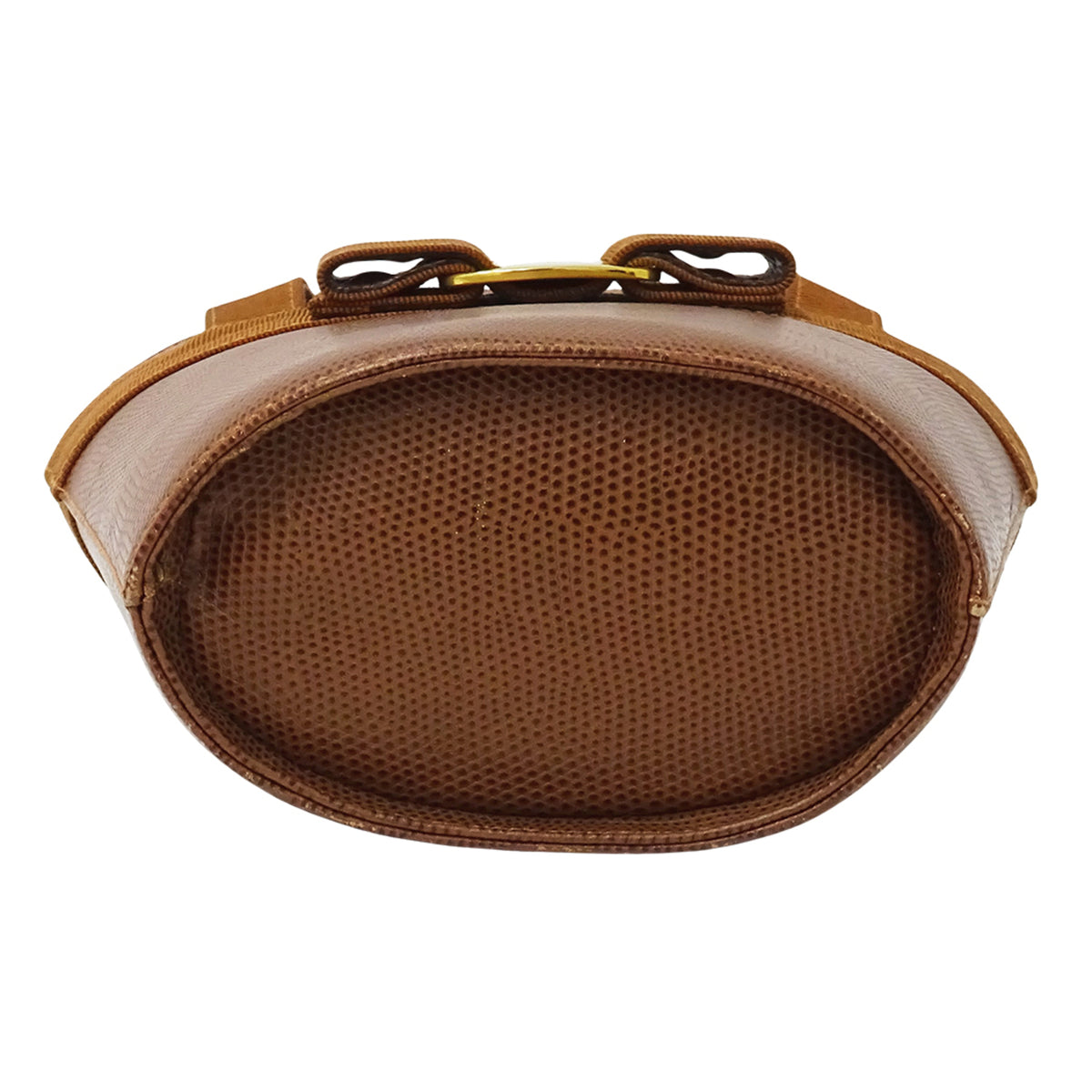 Salvatore Ferragamo Brown Leather Handbag (Pre-Owned)