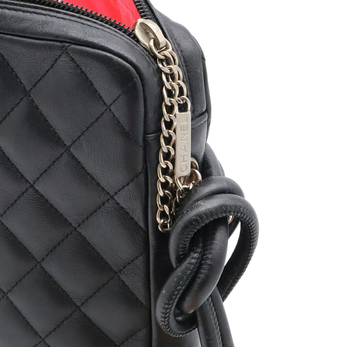 Chanel Black White Cambon Ligne Shoulder Bag (Pre-Owned)