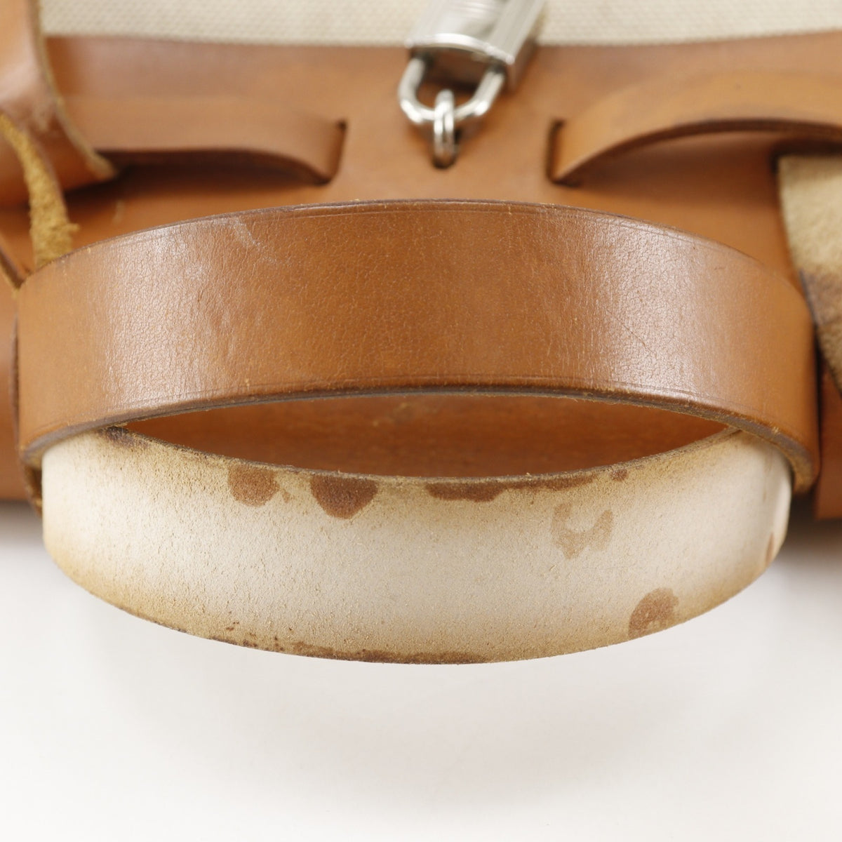 Hermes Beige Toile H Backpack (Pre-Owned)