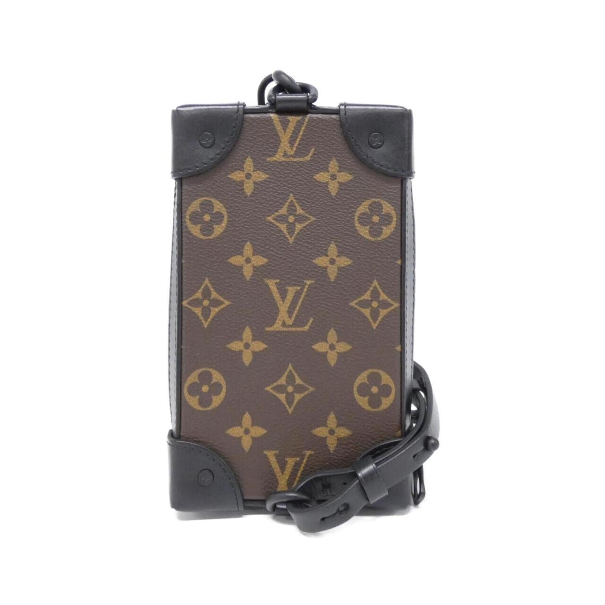 Louis Vuitton Marron Coated Canvas Shoulder Bag (Pre-Owned)