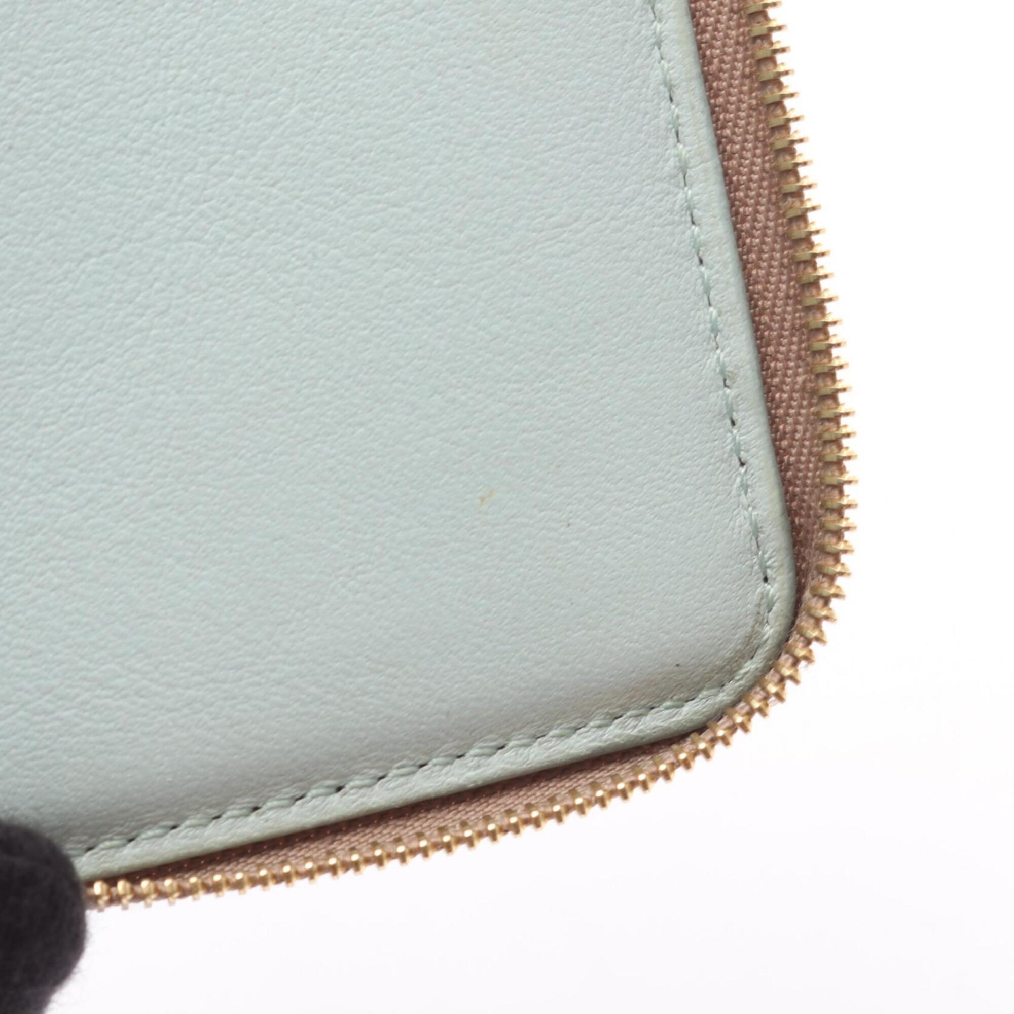 Loewe Beige Blue Leather Wallet (Bi-Fold) (Pre-Owned)
