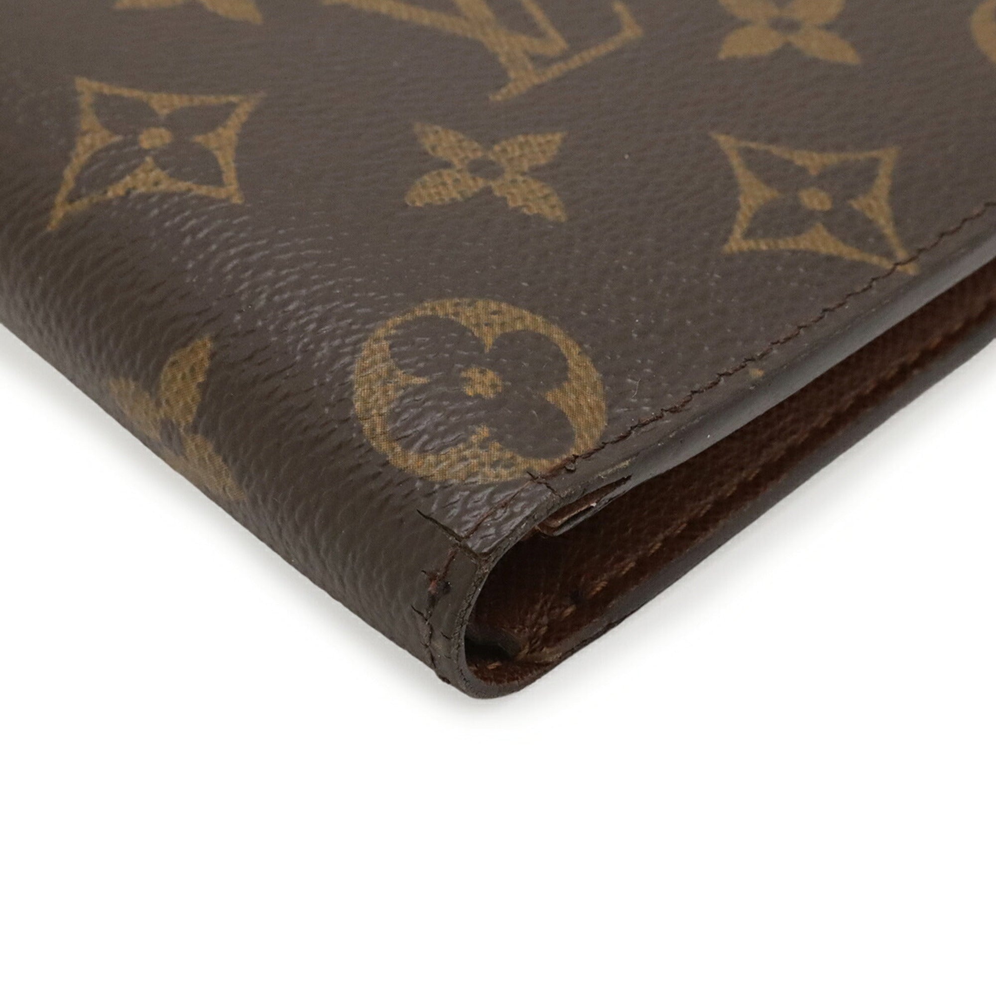 Louis Vuitton Brown Monogram Wallet (Bi-Fold) (Pre-Owned)