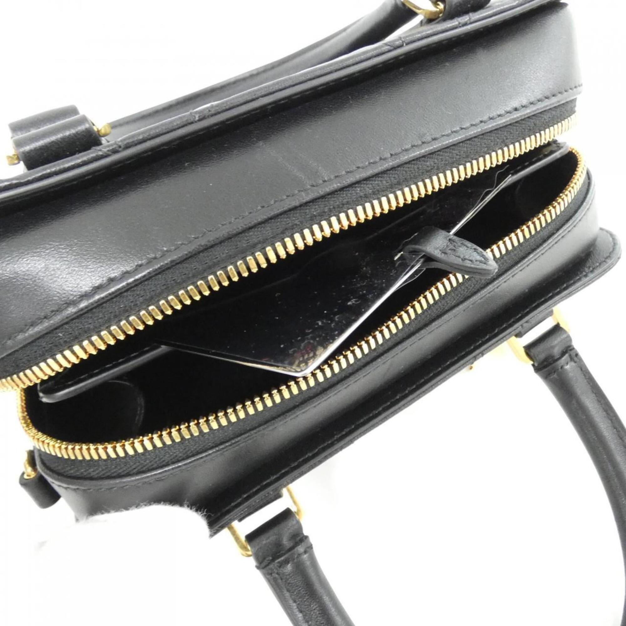 Christian Dior Black Leather Handbag (Pre-Owned)
