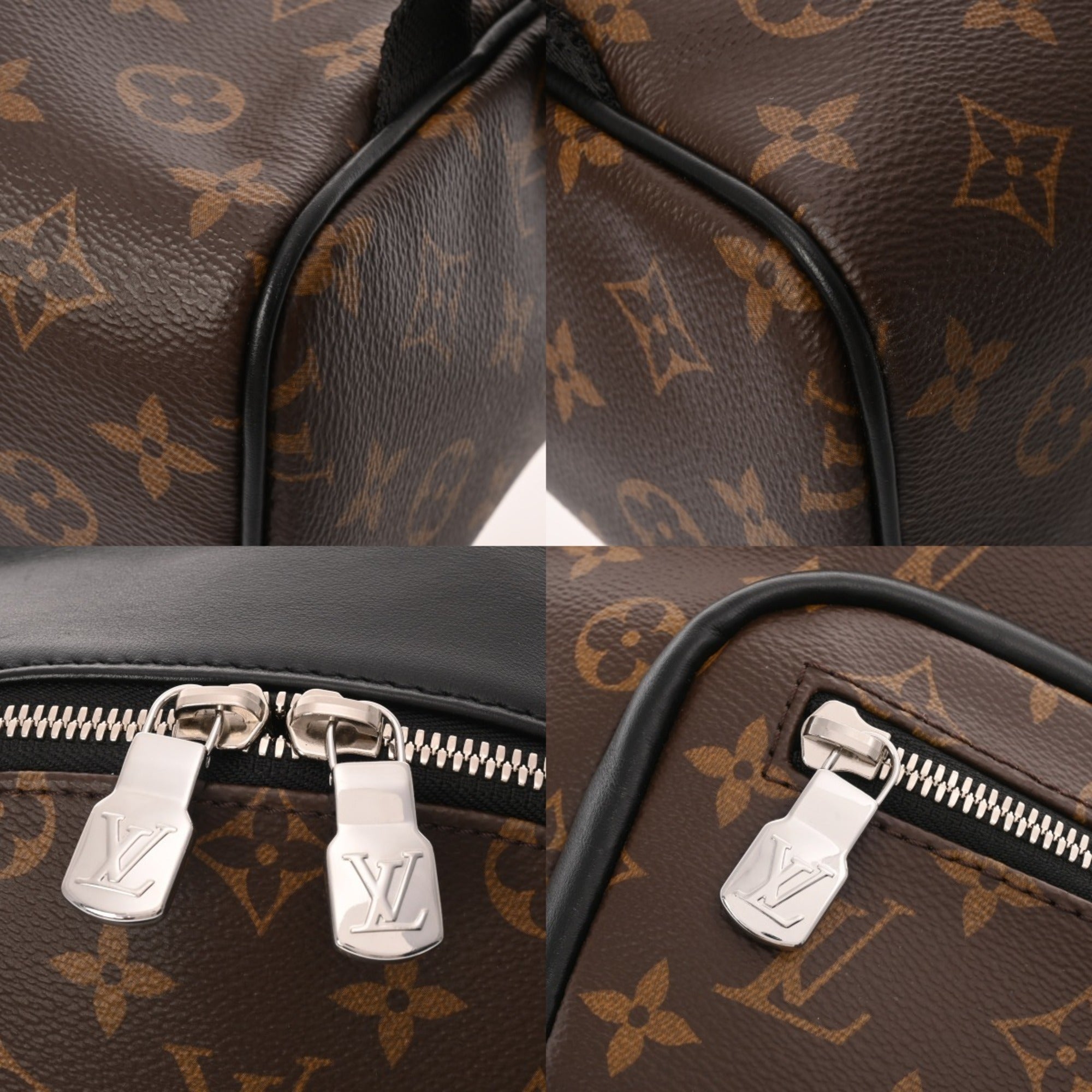 Louis Vuitton Black Brown Monogram Backpack (Pre-Owned)