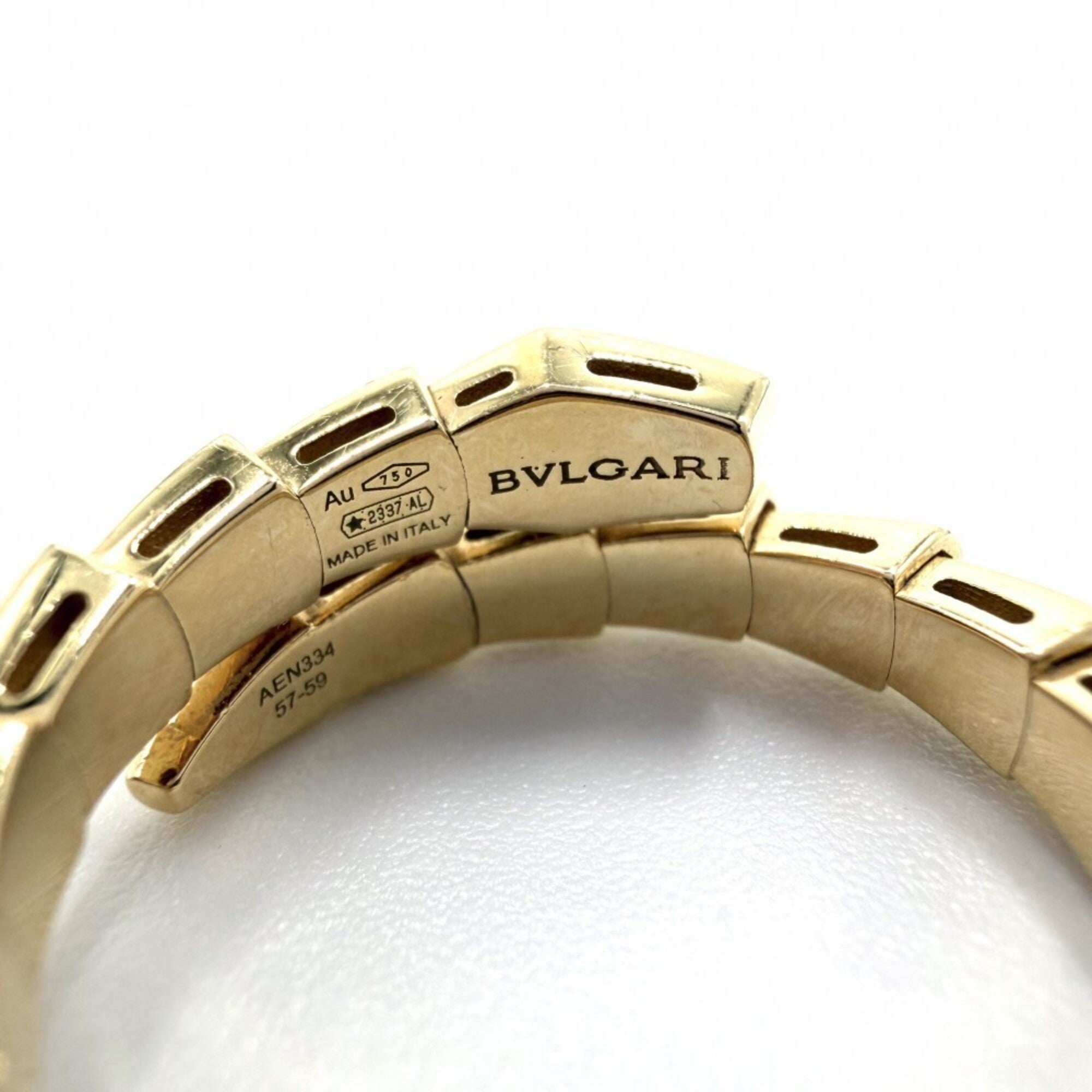 Bvlgari Yellow Gold (18K) Band Ring (Pre-Owned)