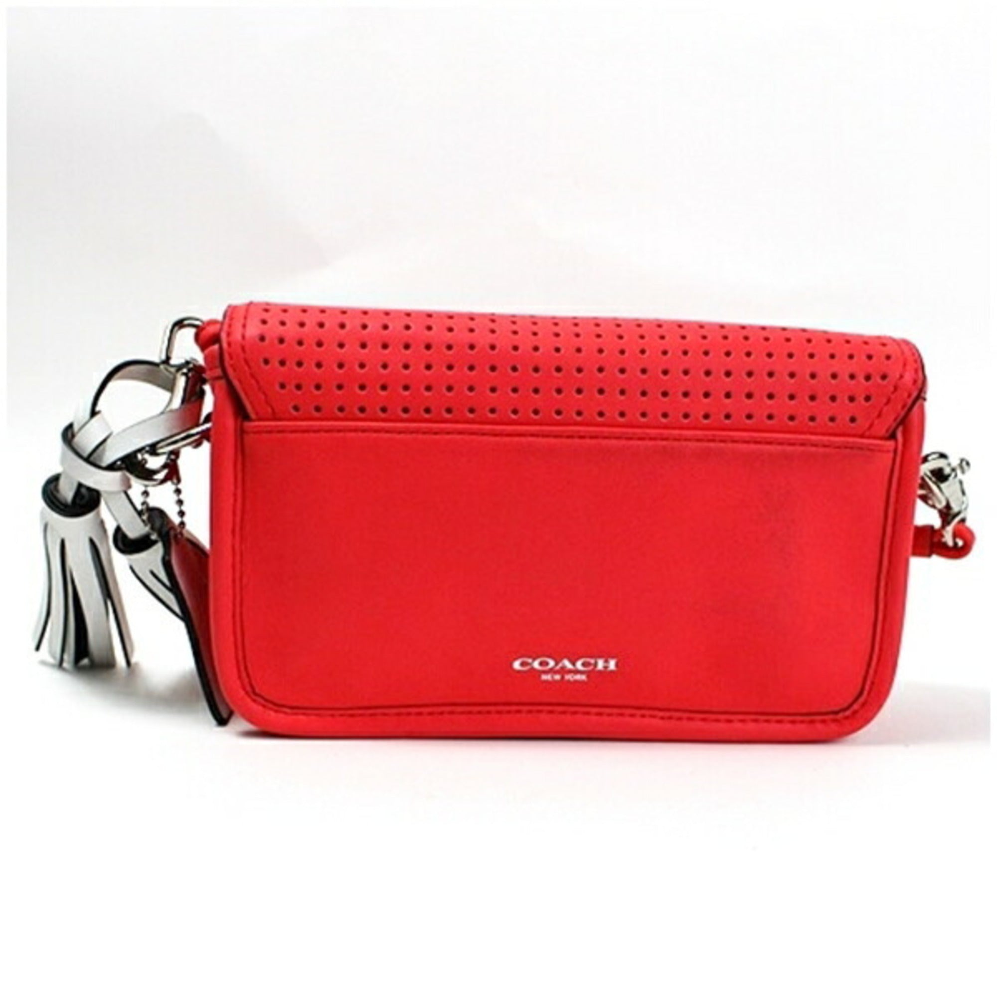 Coach Legacy Beige Pink Leather Shoulder Bag (Pre-Owned)