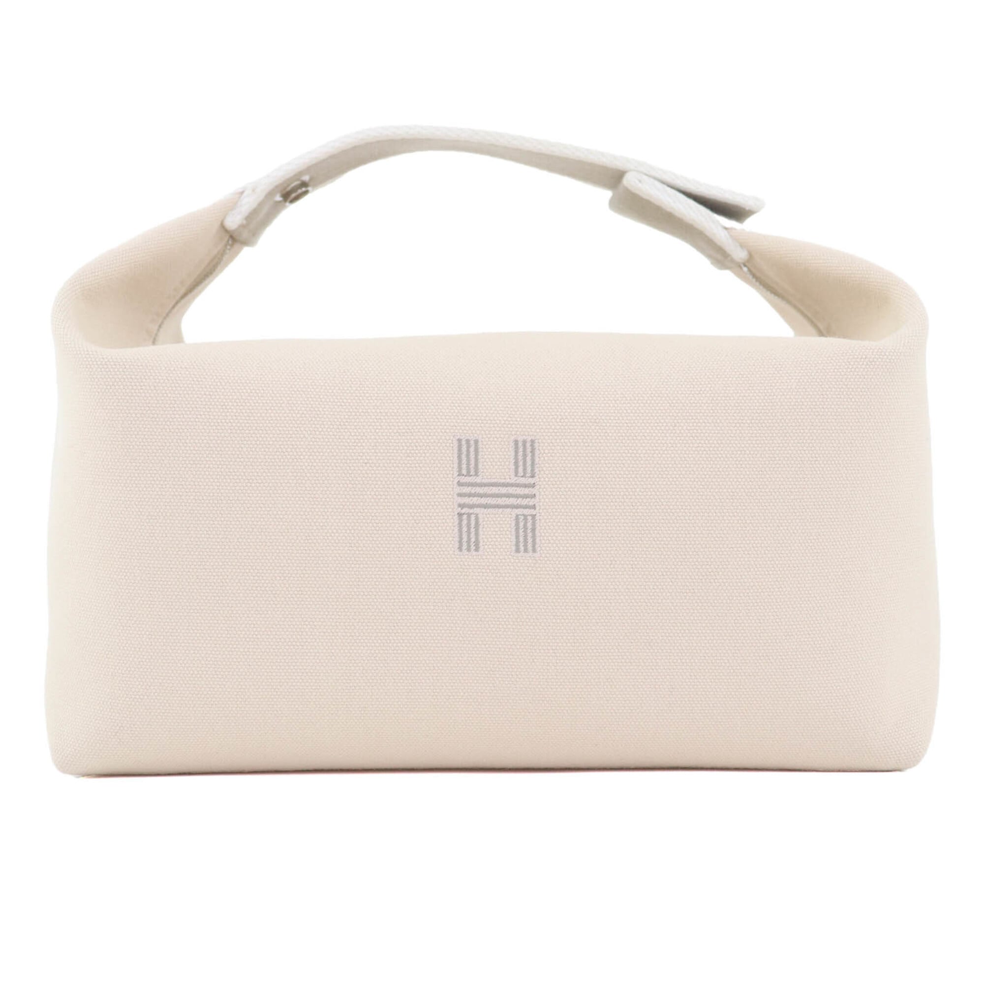 Hermes Ivory Cotton Handbag Pouch (Pre-Owned)