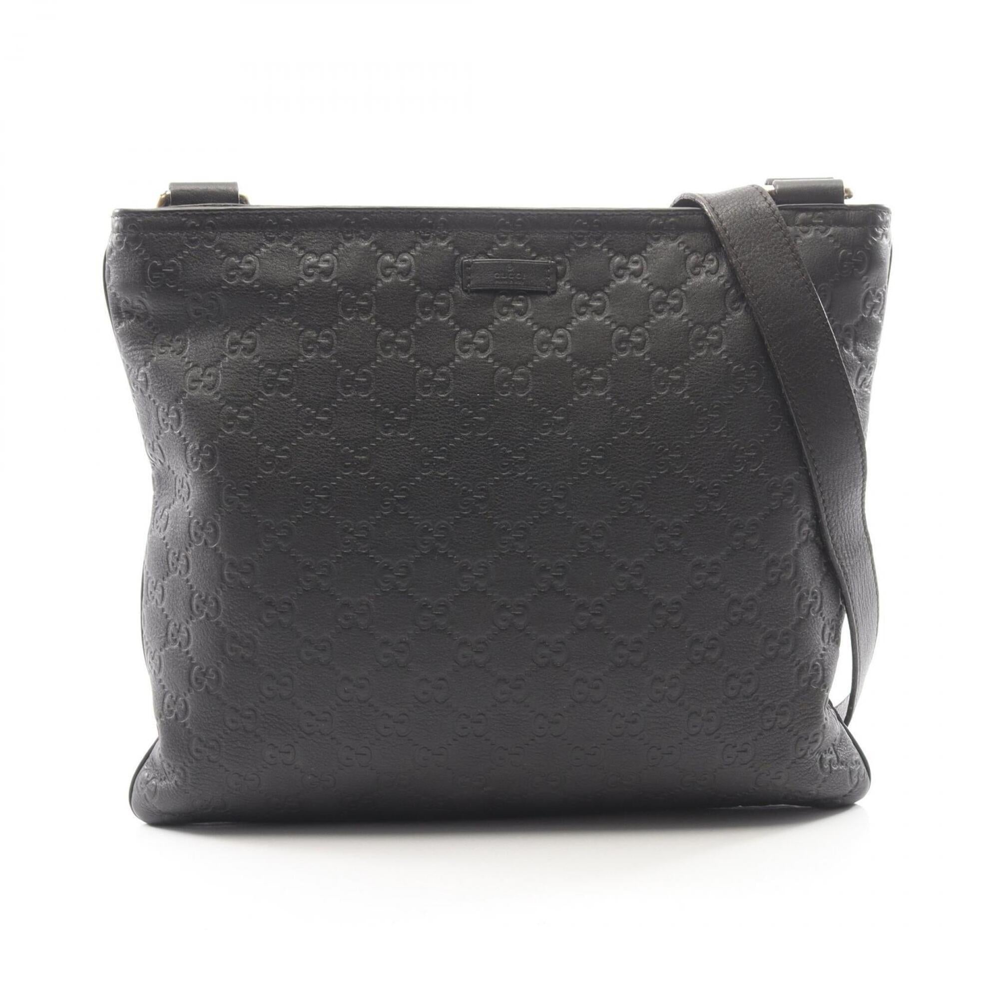 Gucci Brown Leather Shoulder Bag (Pre-Owned)