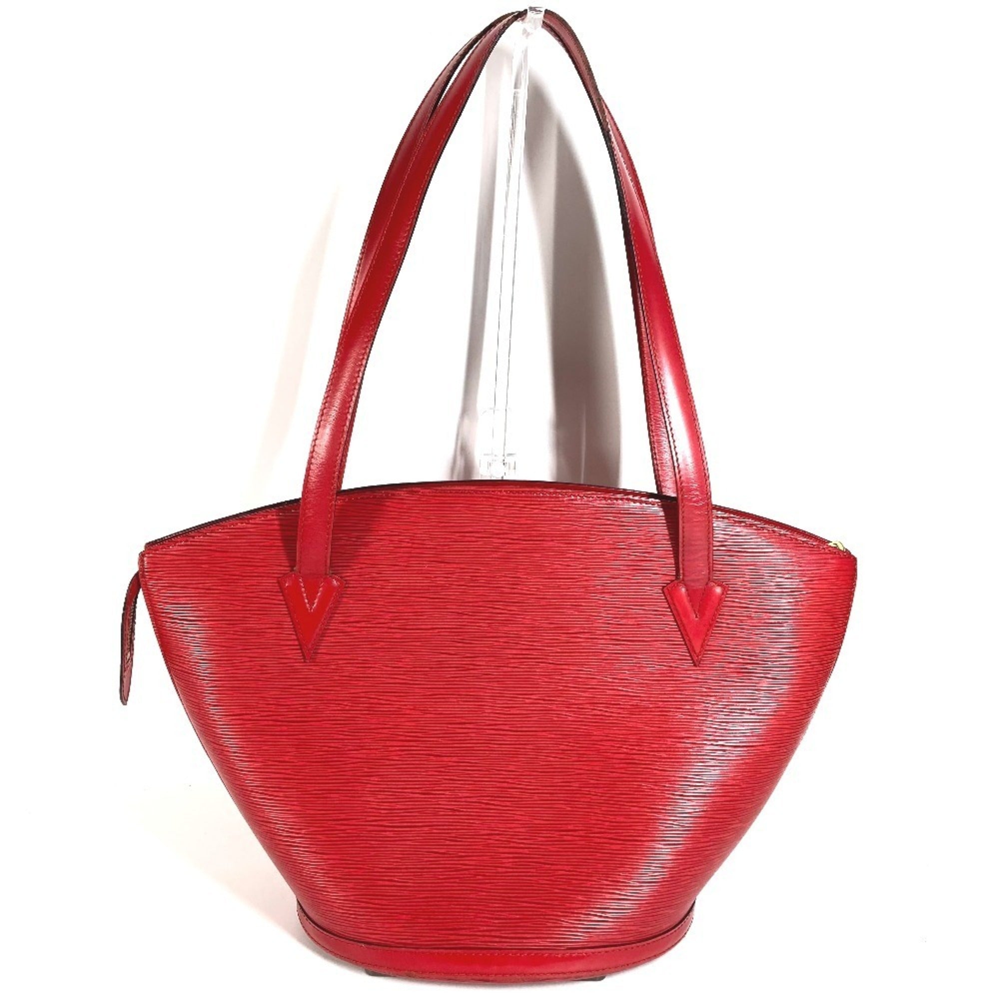 Louis Vuitton Castilian Red Red Color Epi Leather Shoulder Bag (Pre-Owned)