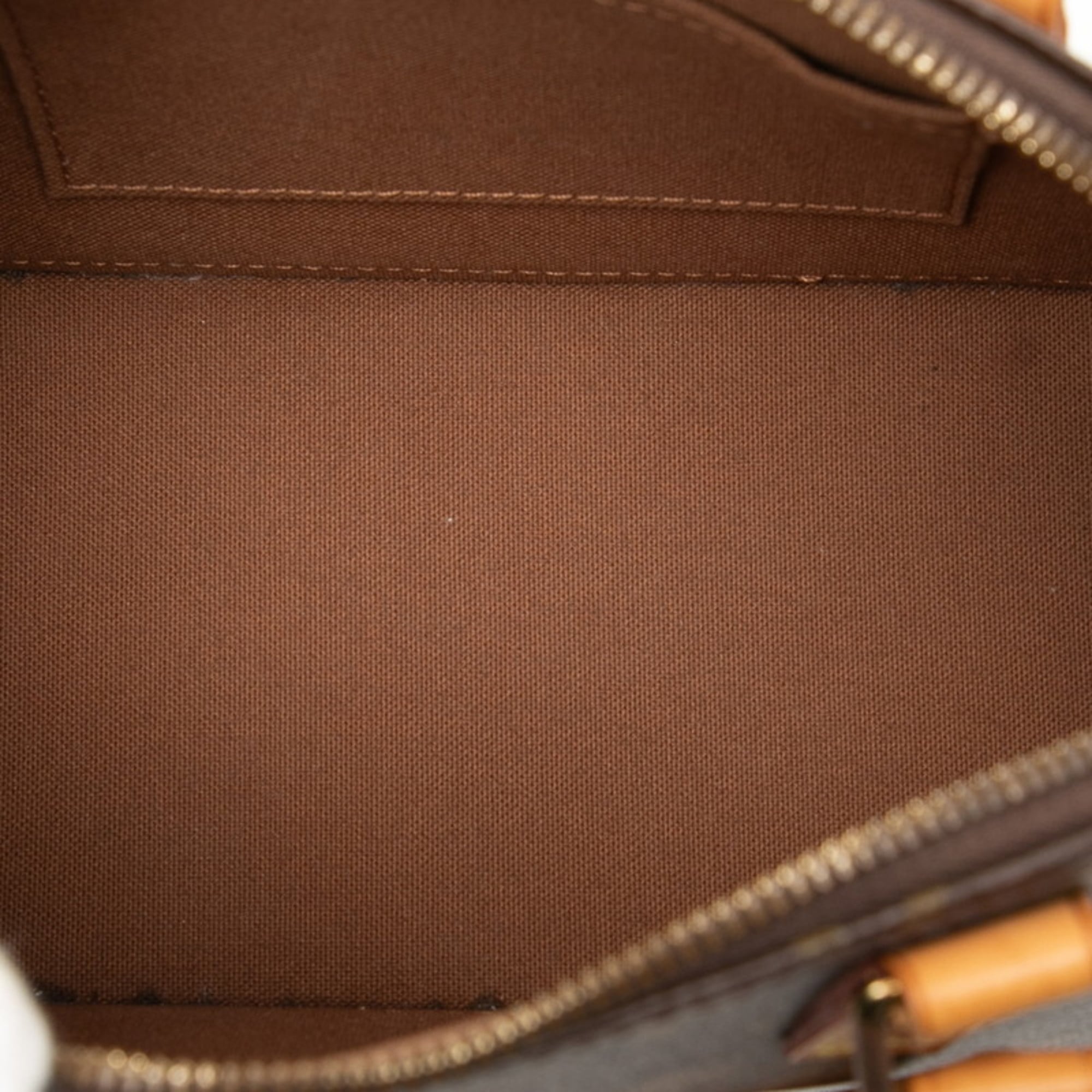 Louis Vuitton Brown Pvc Leather Handbag Shoulder Bag (Pre-Owned)