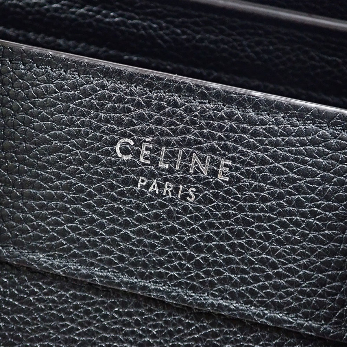 Celine Luggage Black Leather Handbag (Pre-Owned)