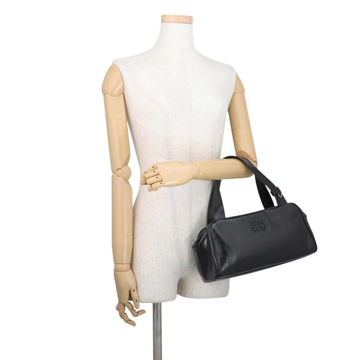 Miu Miu Black Leather Handbag (Pre-Owned)