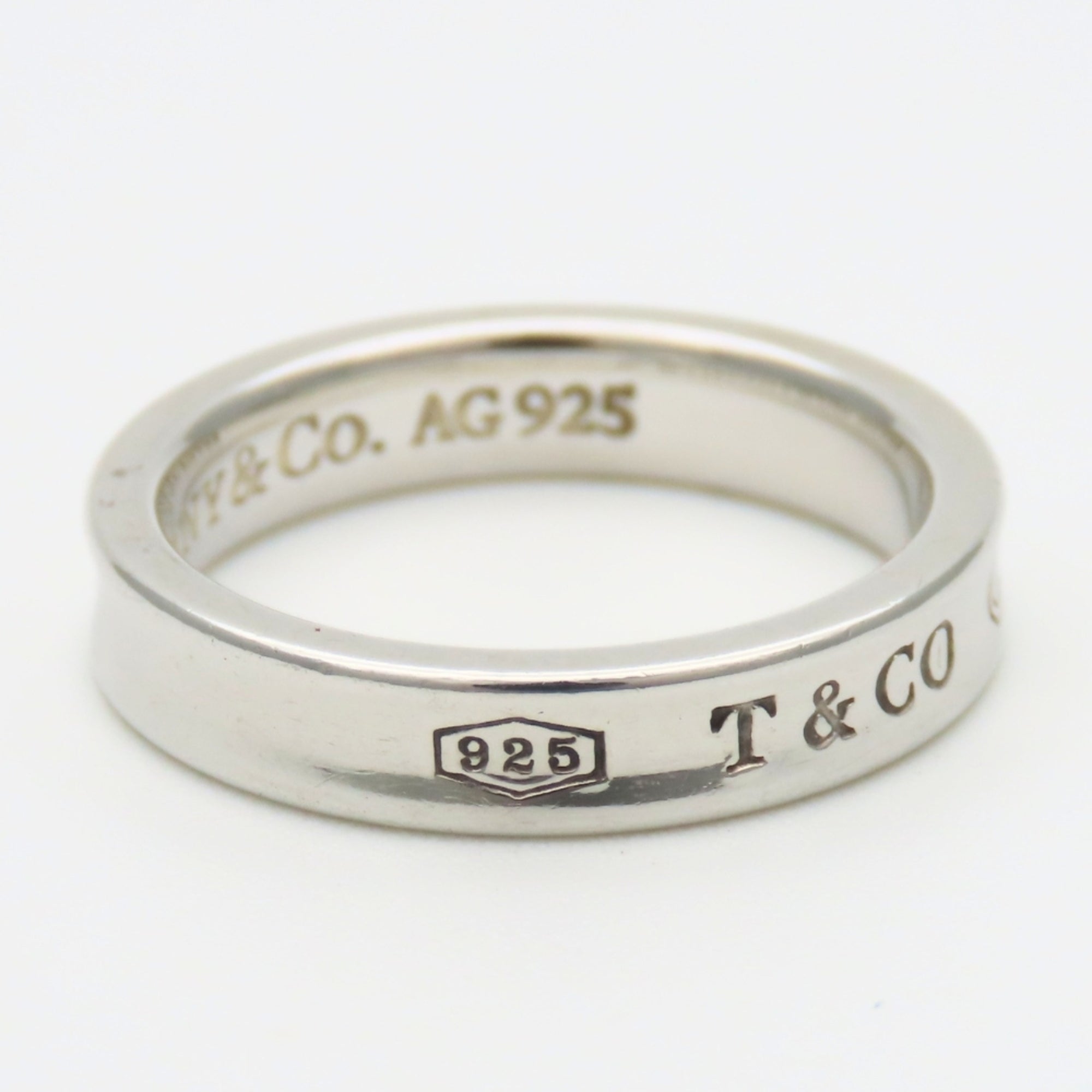 Tiffany Silver Silver 925 Band Ring (Pre-Owned)