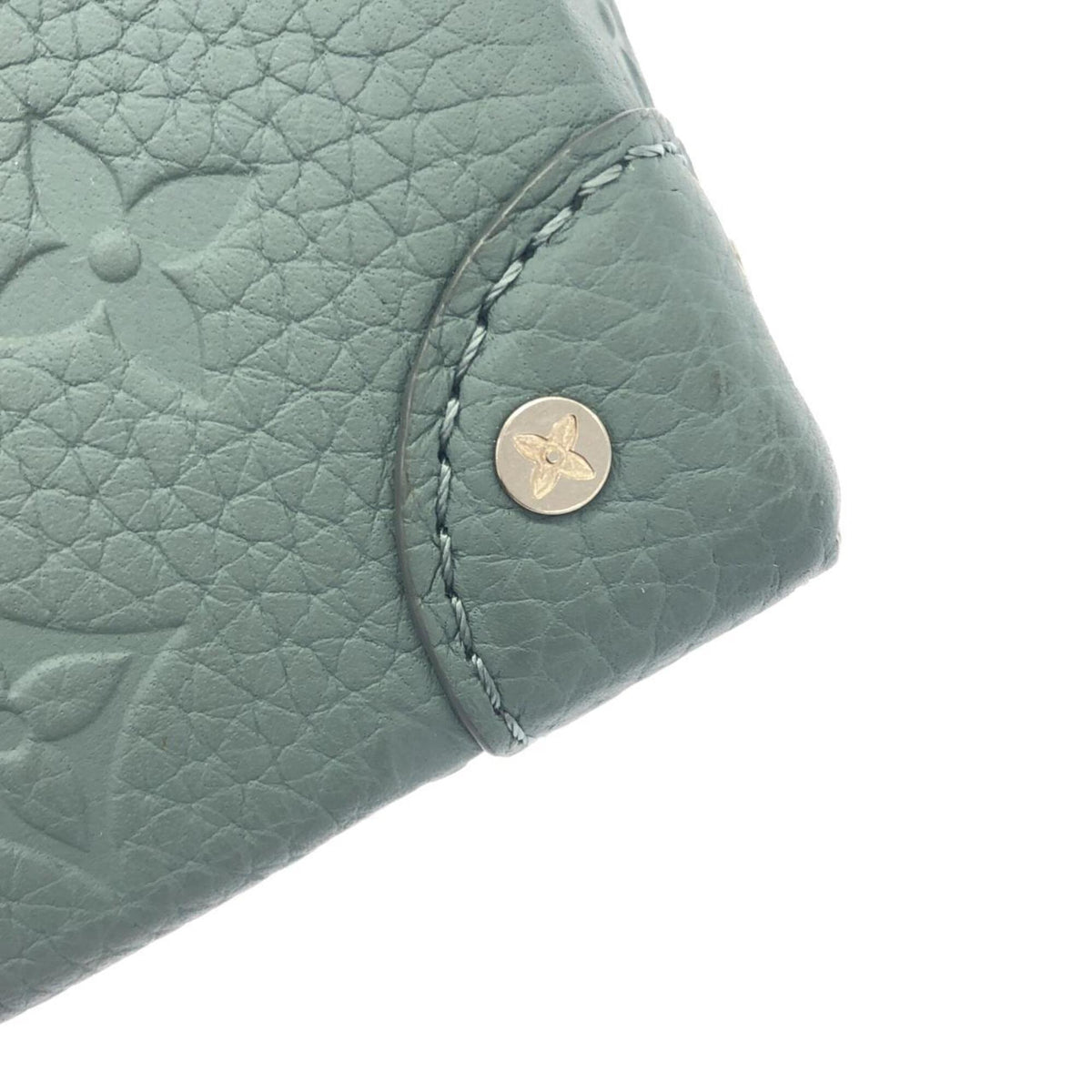 Louis Vuitton Green Leather Shoulder Bag (Pre-Owned)