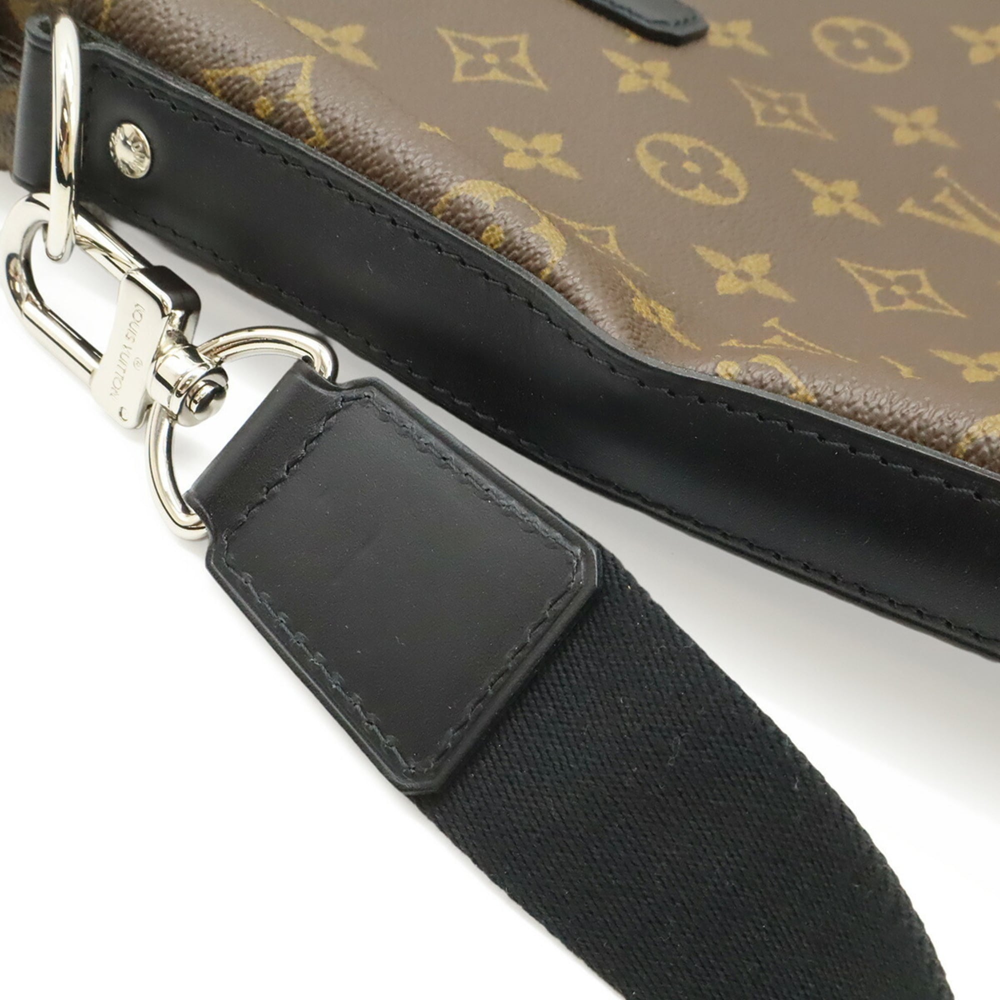 Louis Vuitton Black Brown Monogram Monogram Handbag Shoulder Bag Tote Bag (Pre-Owned)