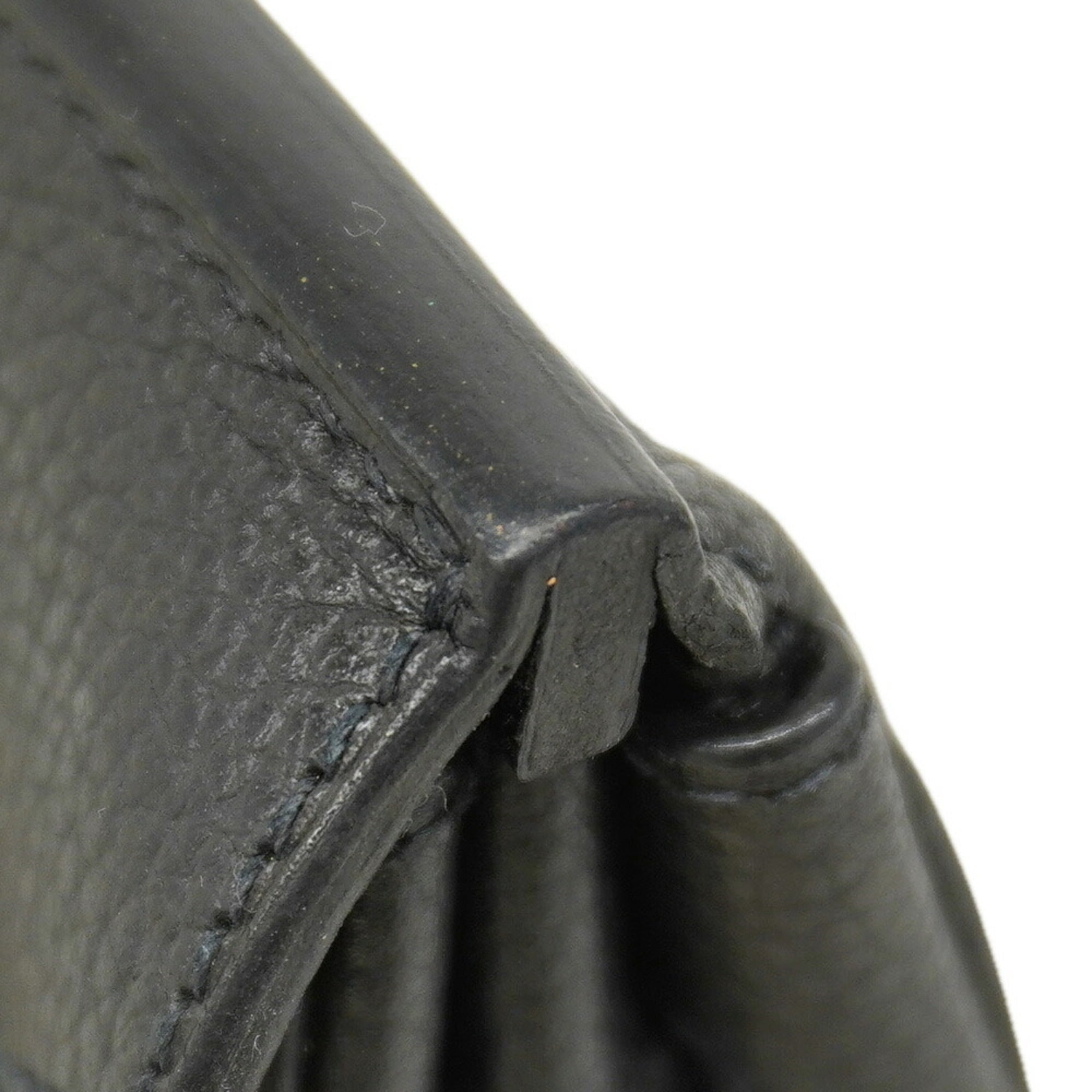 Hermes Black Togo Leather Handbag (Pre-Owned)
