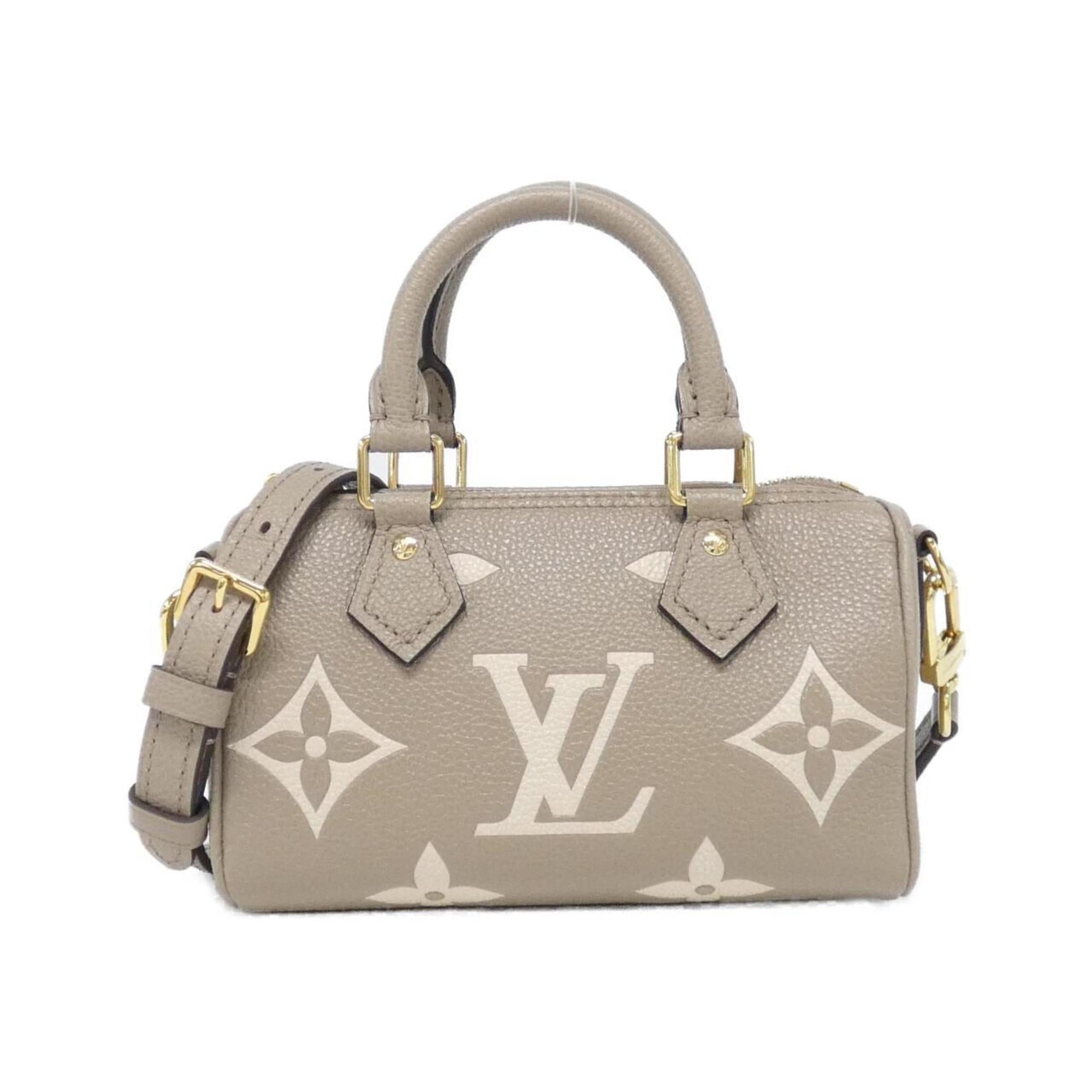 Louis Vuitton Tourterelle Leather Boston Bag (Pre-Owned)