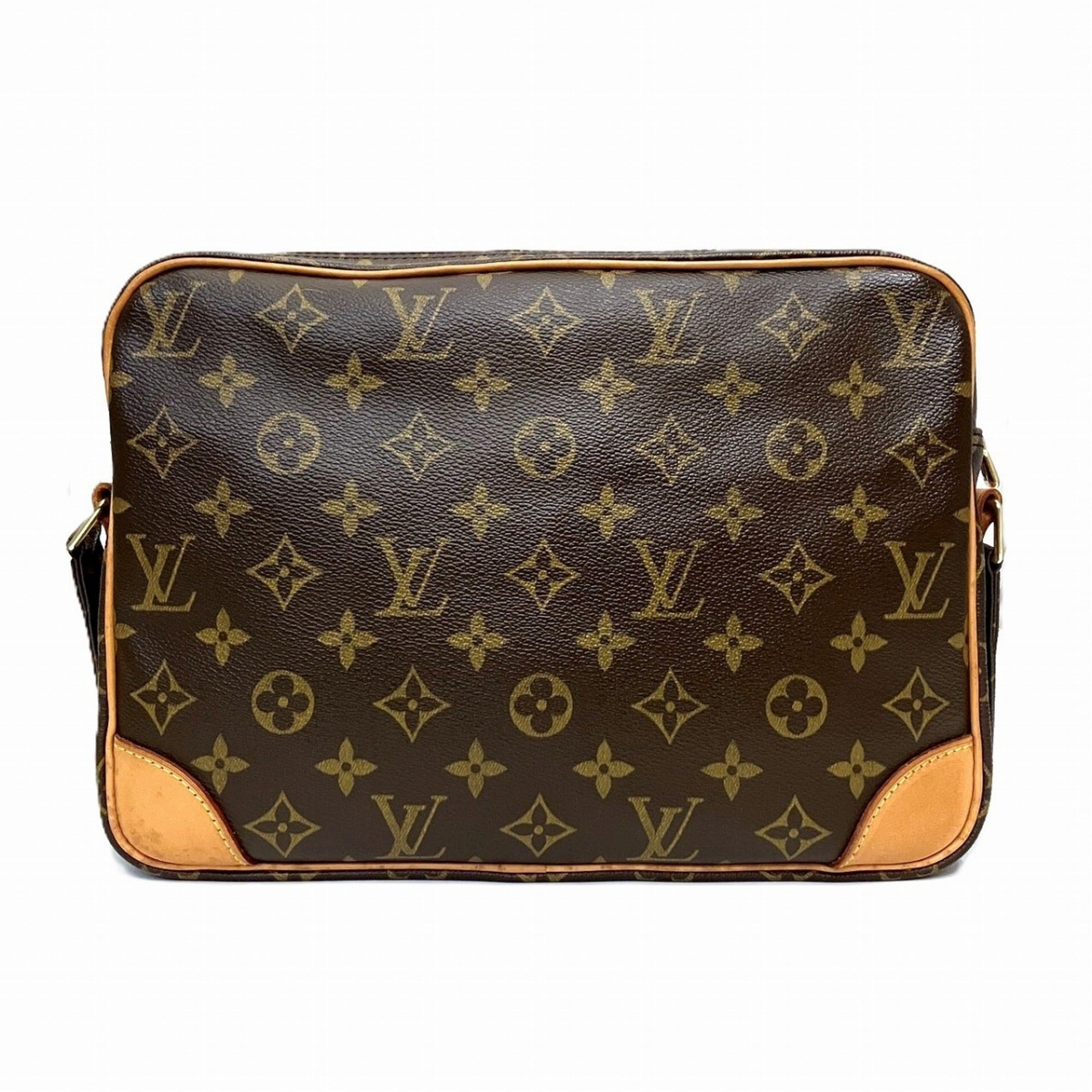 Louis Vuitton Brown Leather Shoulder Bag (Pre-Owned)