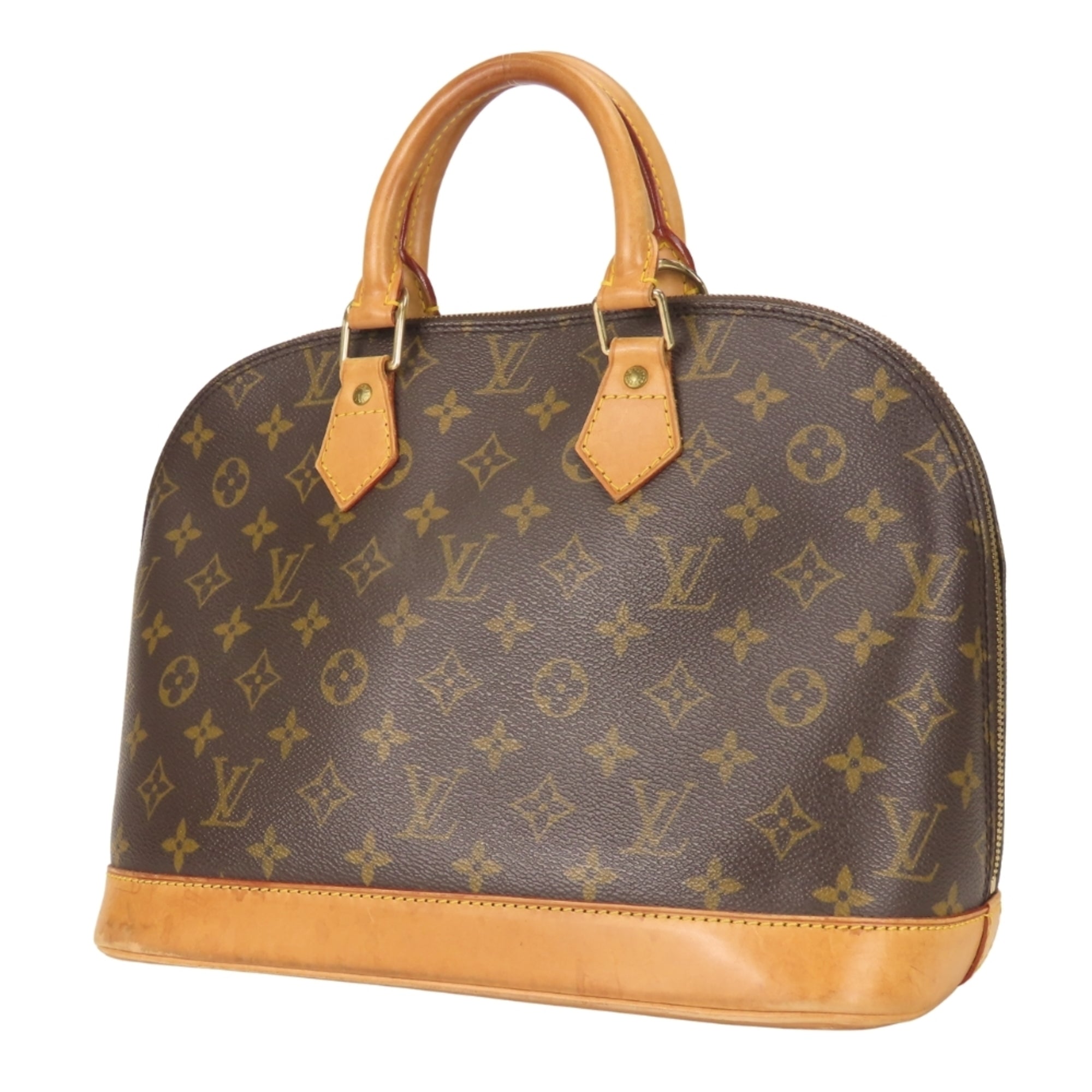 Louis Vuitton Monogram Brown Monogram Leather Handbag (Pre-Owned)