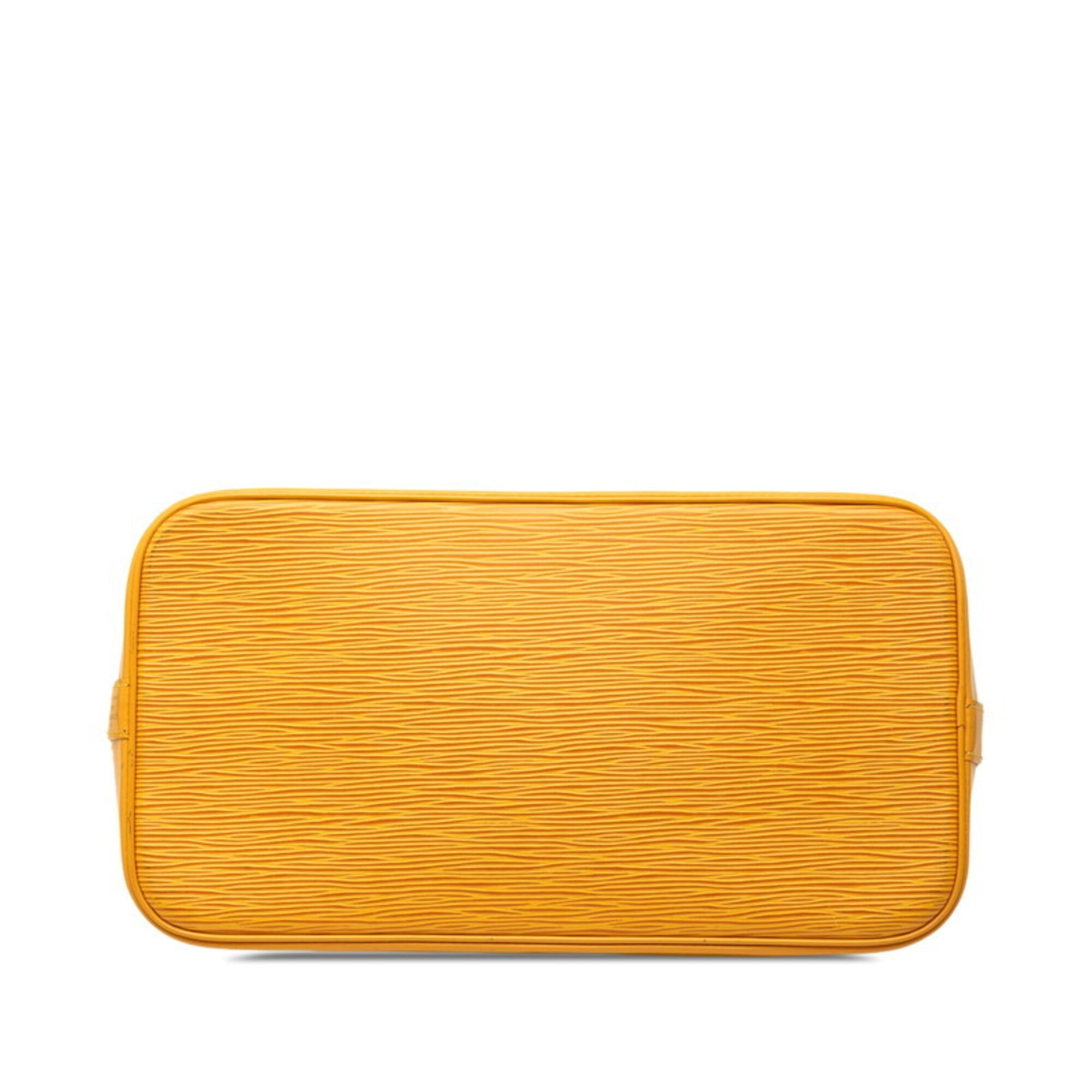 Louis Vuitton Yellow Leather Handbag (Pre-Owned)