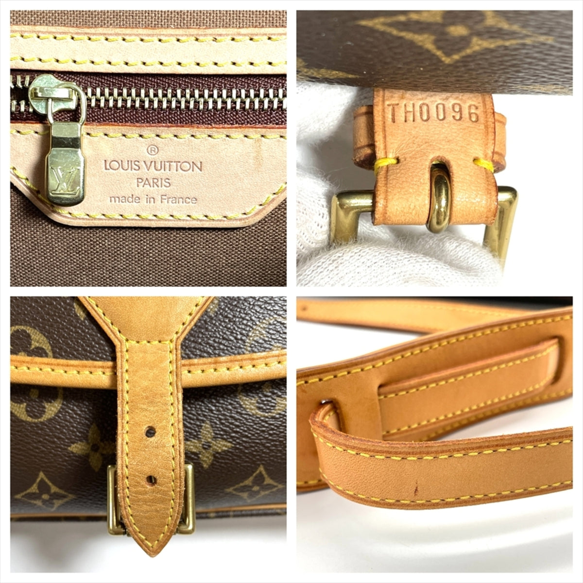 Louis Vuitton Brown Monogram Canvas Shoulder Bag (Pre-Owned)