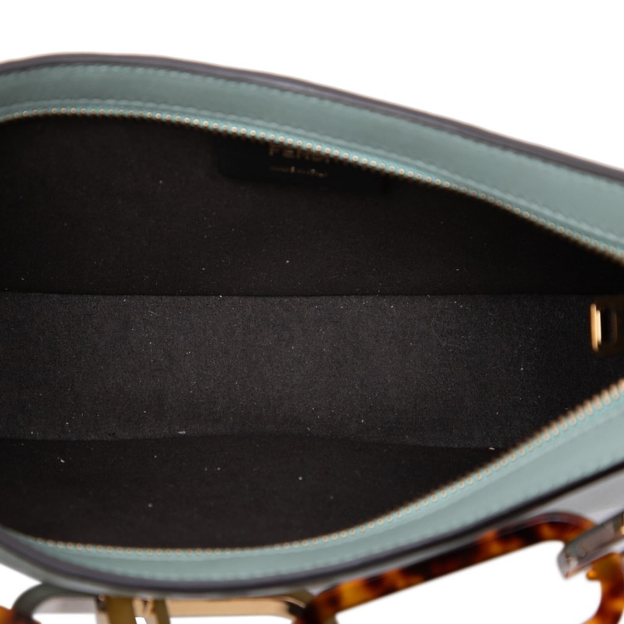 Fendi Green Leather Handbag (Pre-Owned)