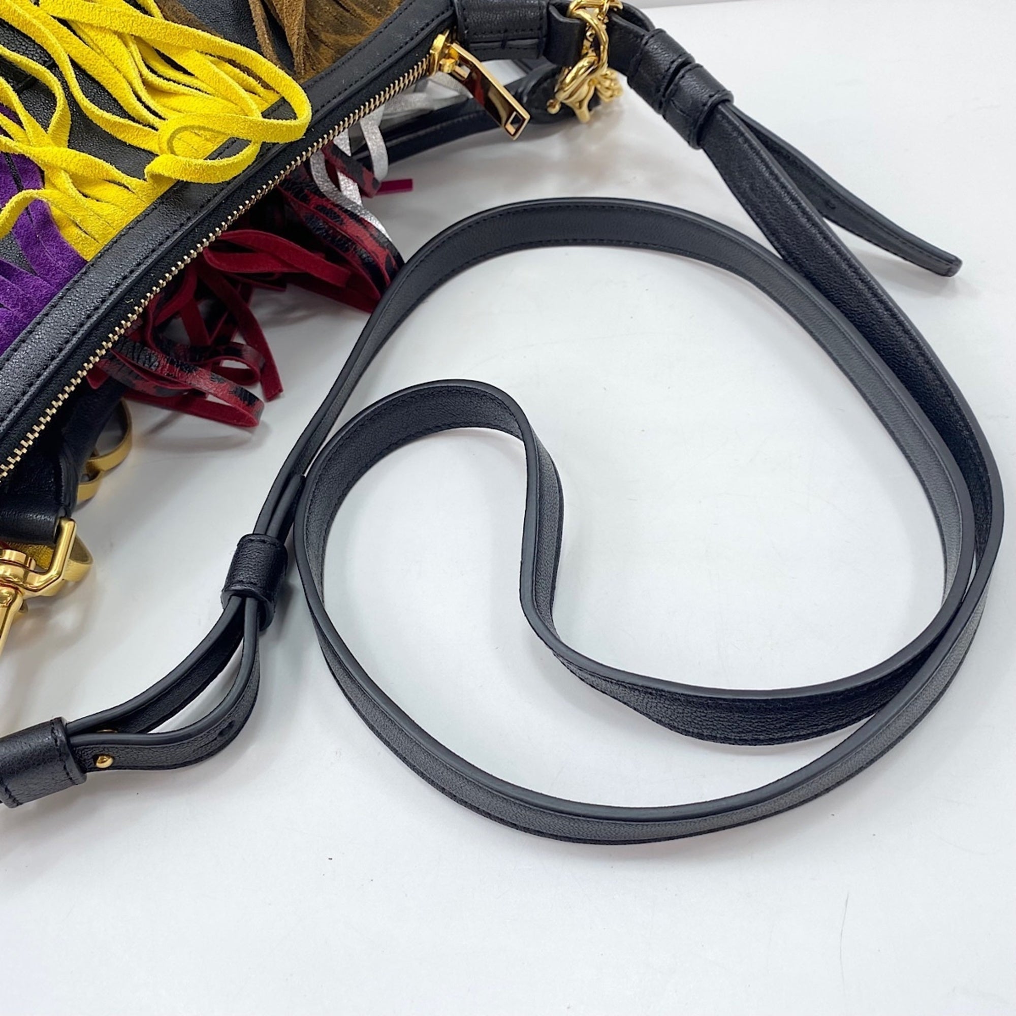 Yves Saint Laurent Clear Multi-Color Shoulder Bag (Pre-Owned)
