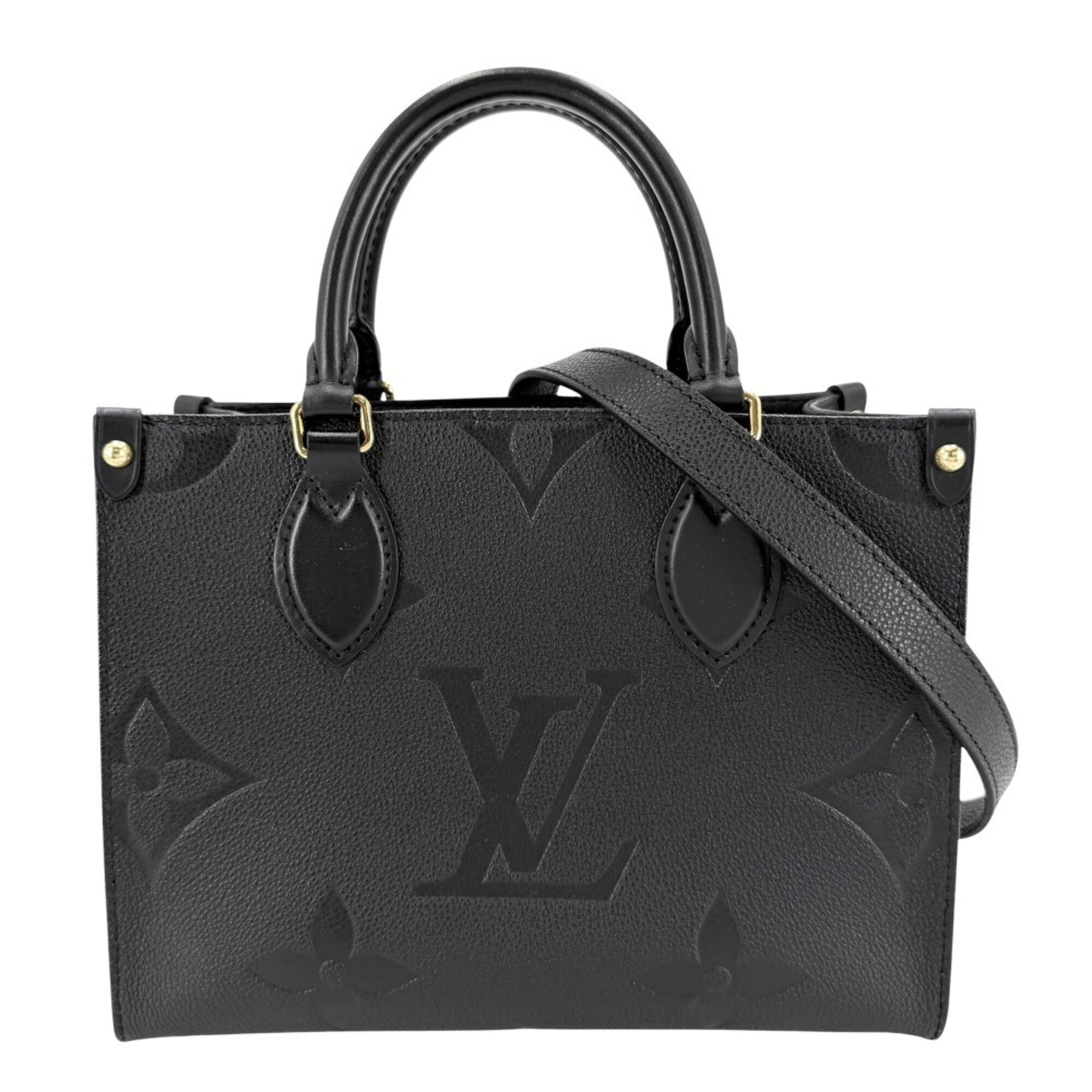 Louis Vuitton Black Monogram Empreinte Handbag Shoulder Bag (Pre-Owned)