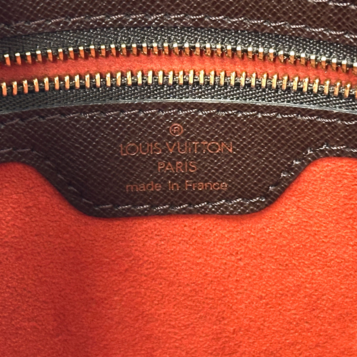 Louis Vuitton Brown Damier Canvas Ebene Damier Canvas Handbag (Pre-Owned)