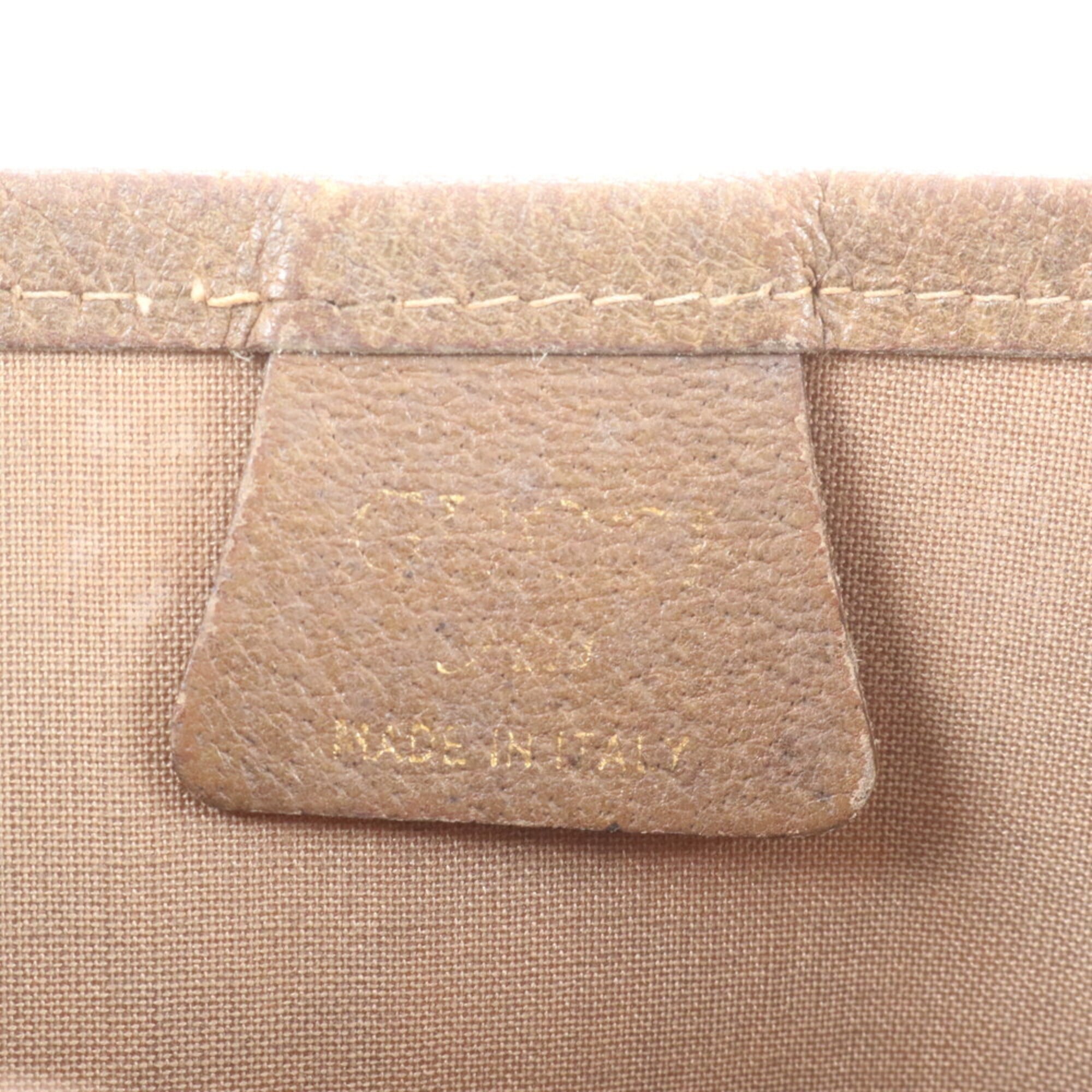 Gucci Sherry Line Beige Gg Plus Handbag (Pre-Owned)