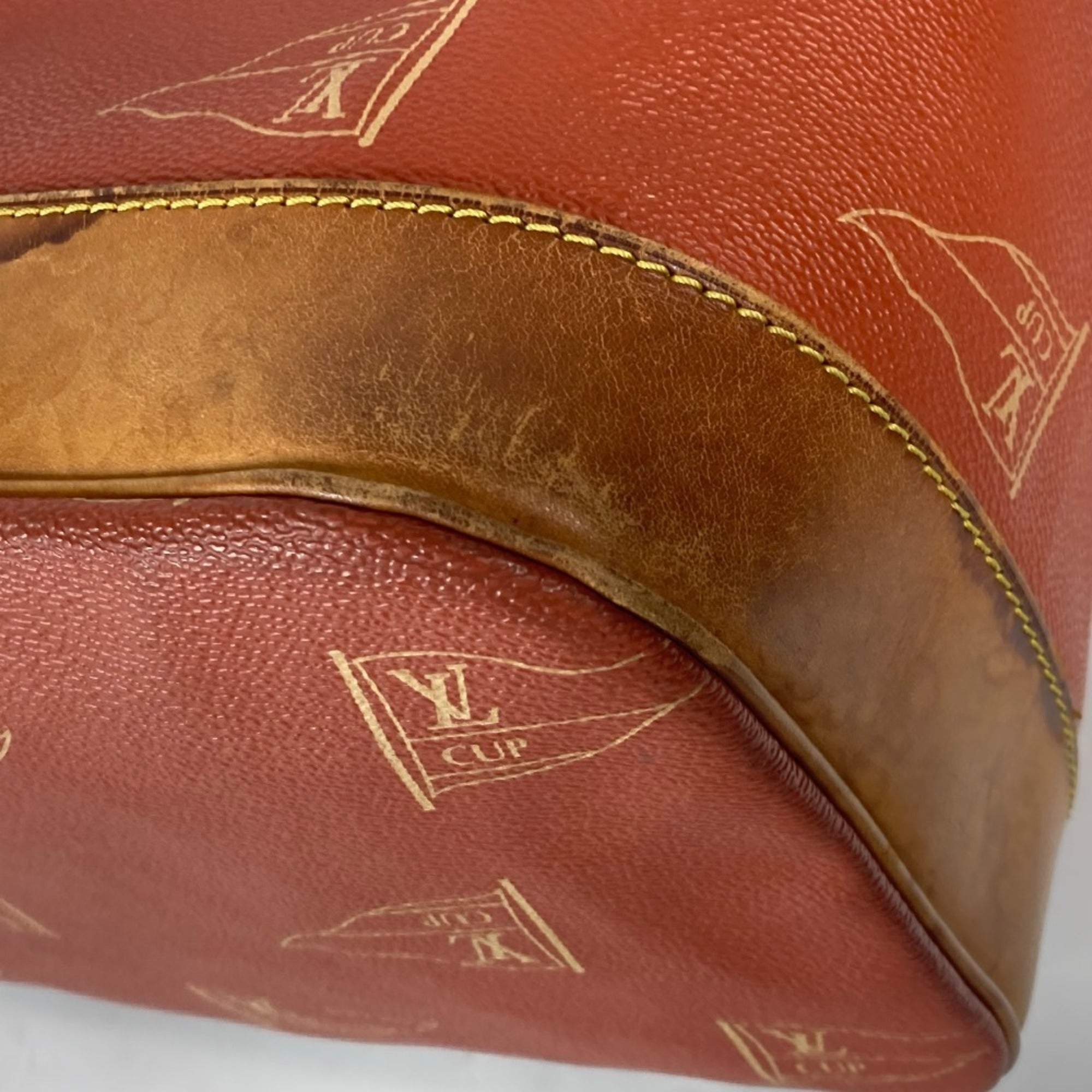 Louis Vuitton Brown Pvc Leather Shoulder Bag (Pre-Owned)