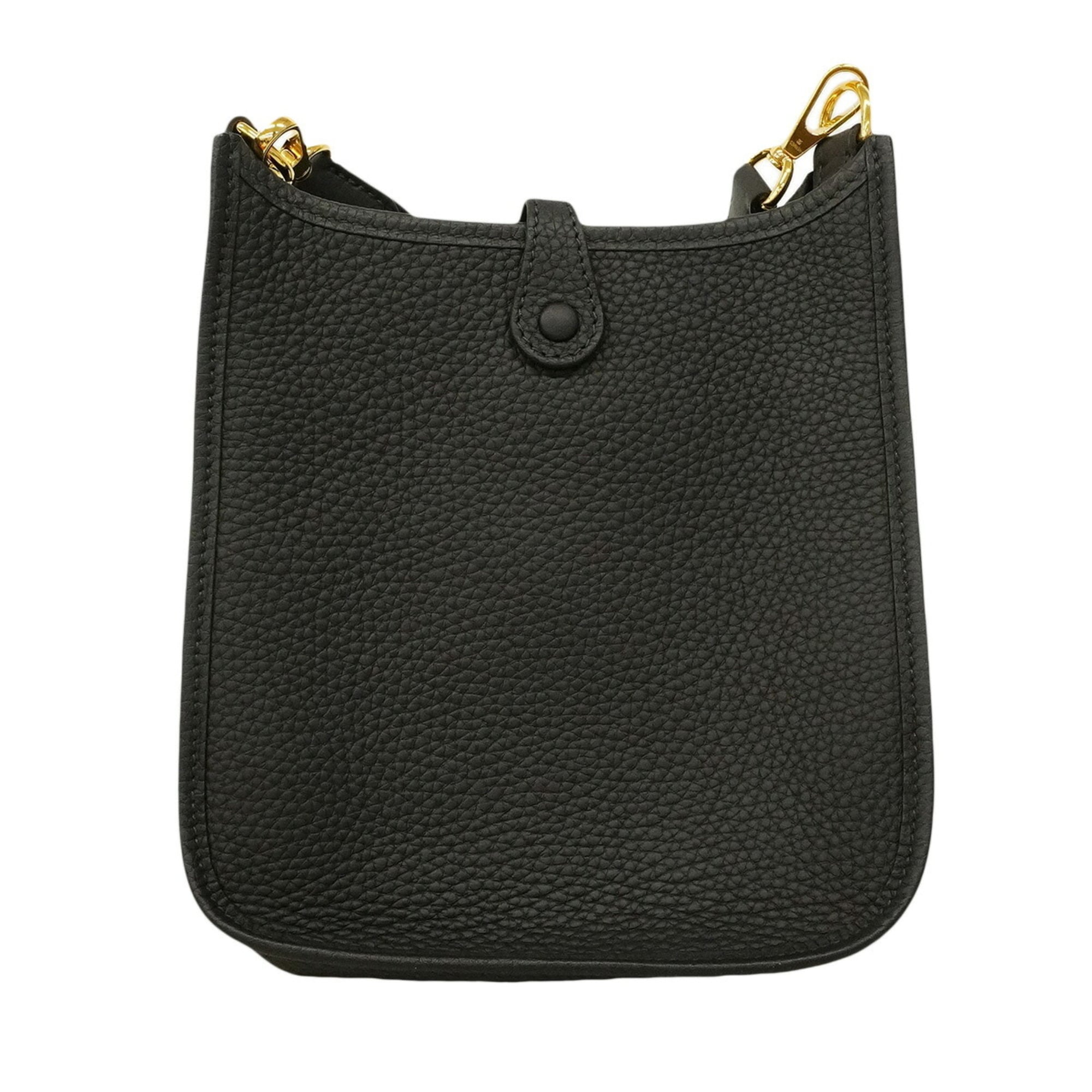 Hermes Navy Taurillon Clemence Leather Shoulder Bag (Pre-Owned)