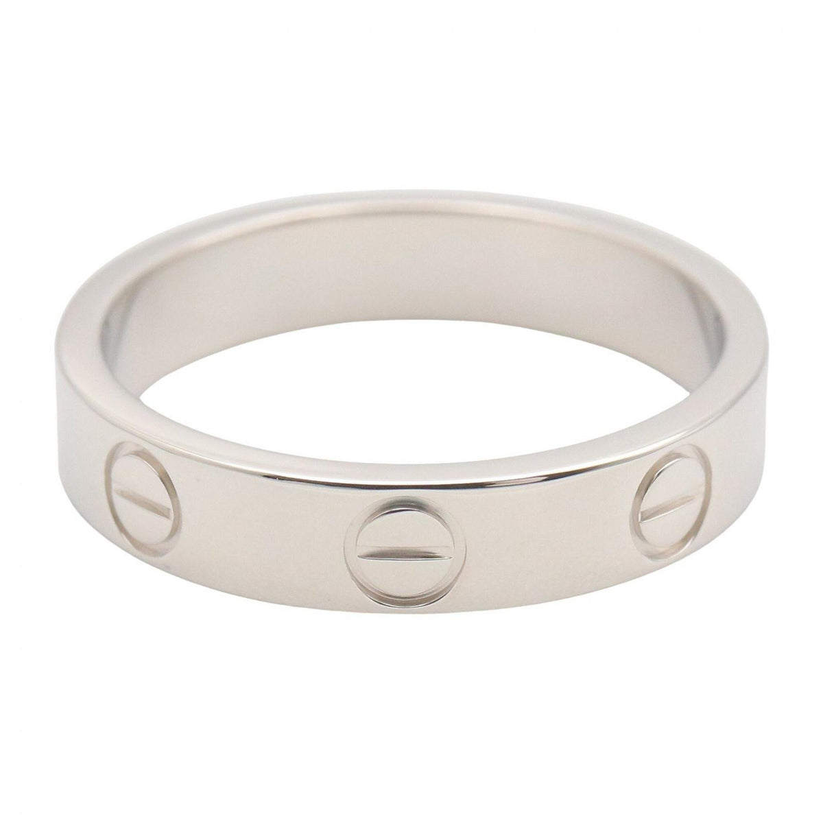 Cartier White Gold White Gold (18K) Band Ring (Pre-Owned)