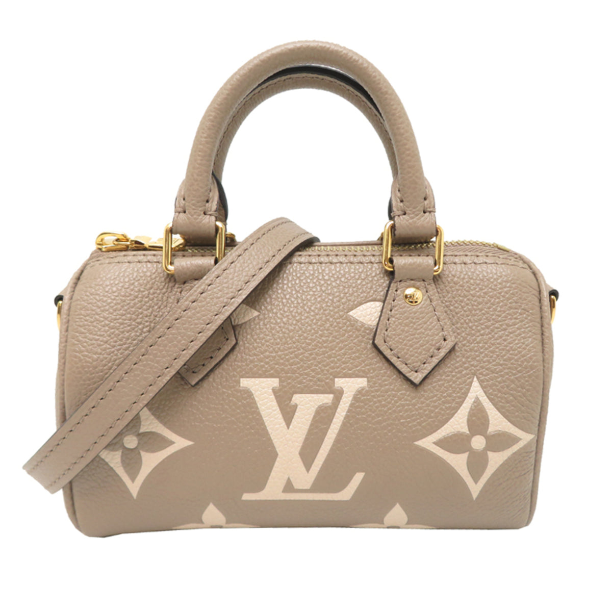 Louis Vuitton Gray Monogram Empreinte Handbag (Pre-Owned)