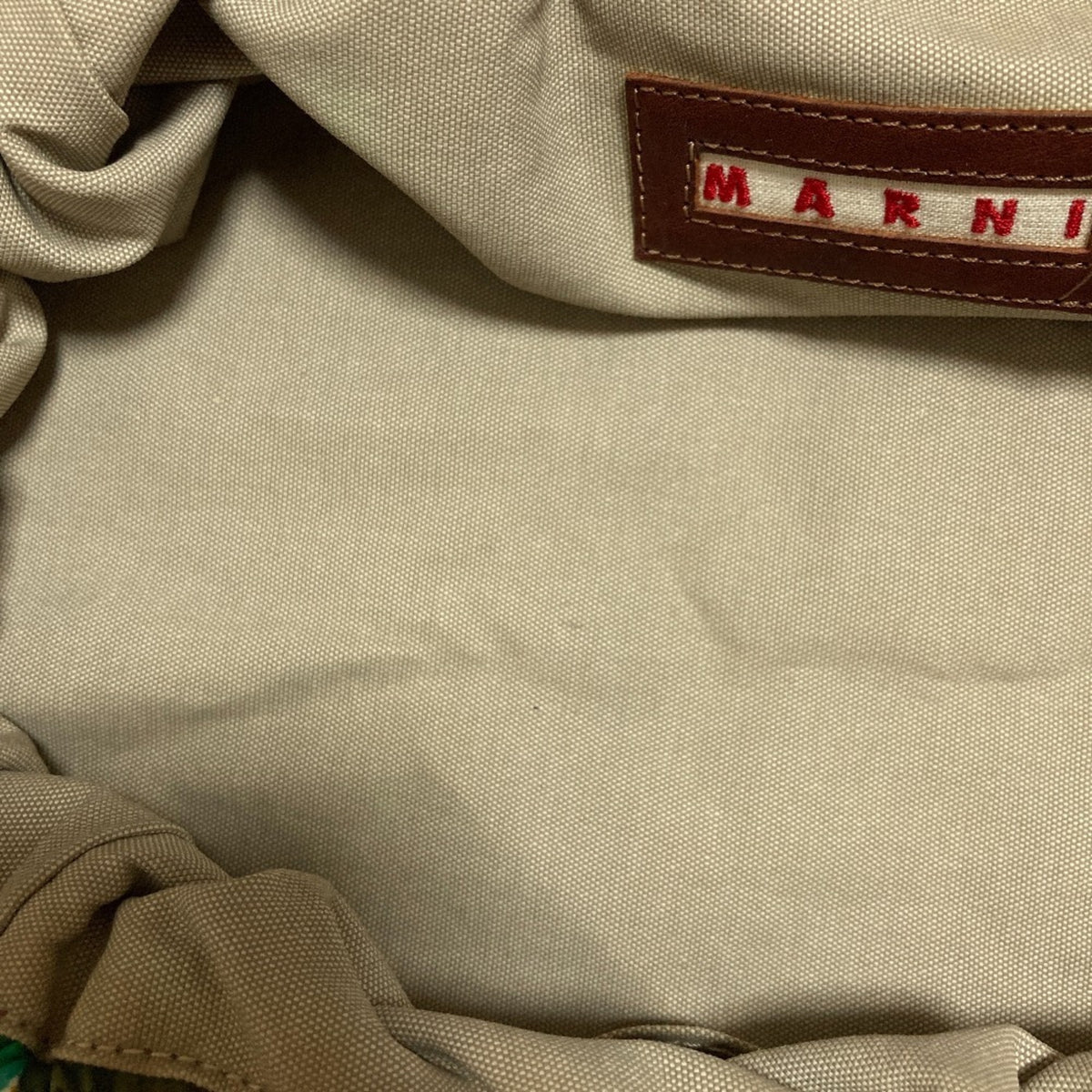 Marni Brown Green Yellow Shoulder Bag (Pre-Owned)