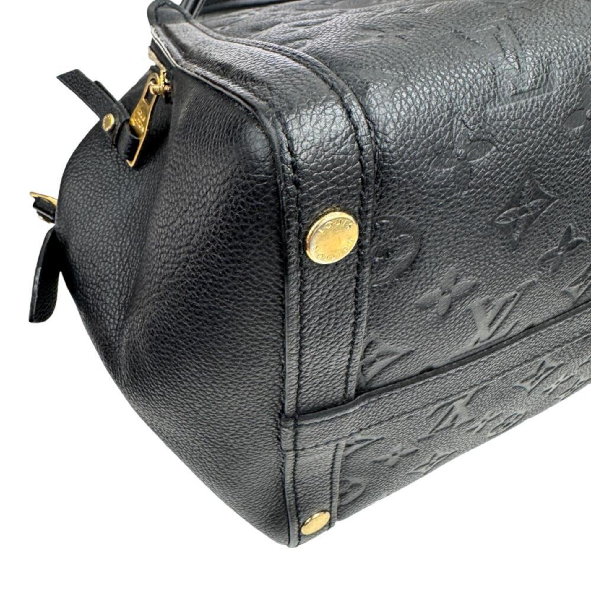 Louis Vuitton Black Noir Monogram Empreinte Handbag (Pre-Owned)