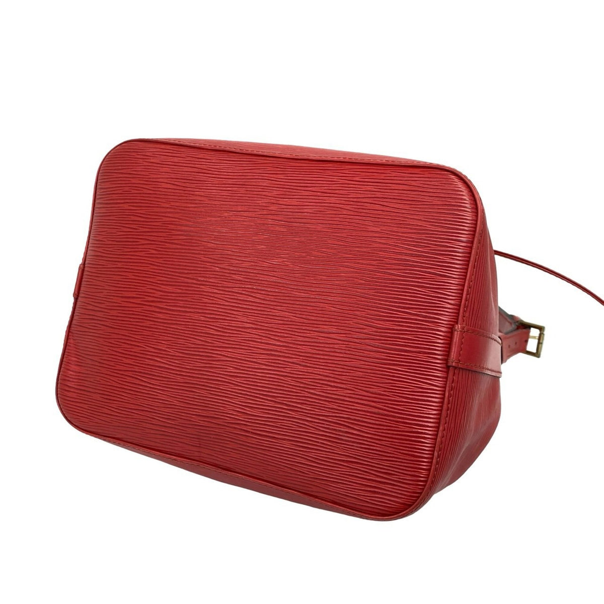 Louis Vuitton Red Color Leather Shoulder Bag (Pre-Owned)