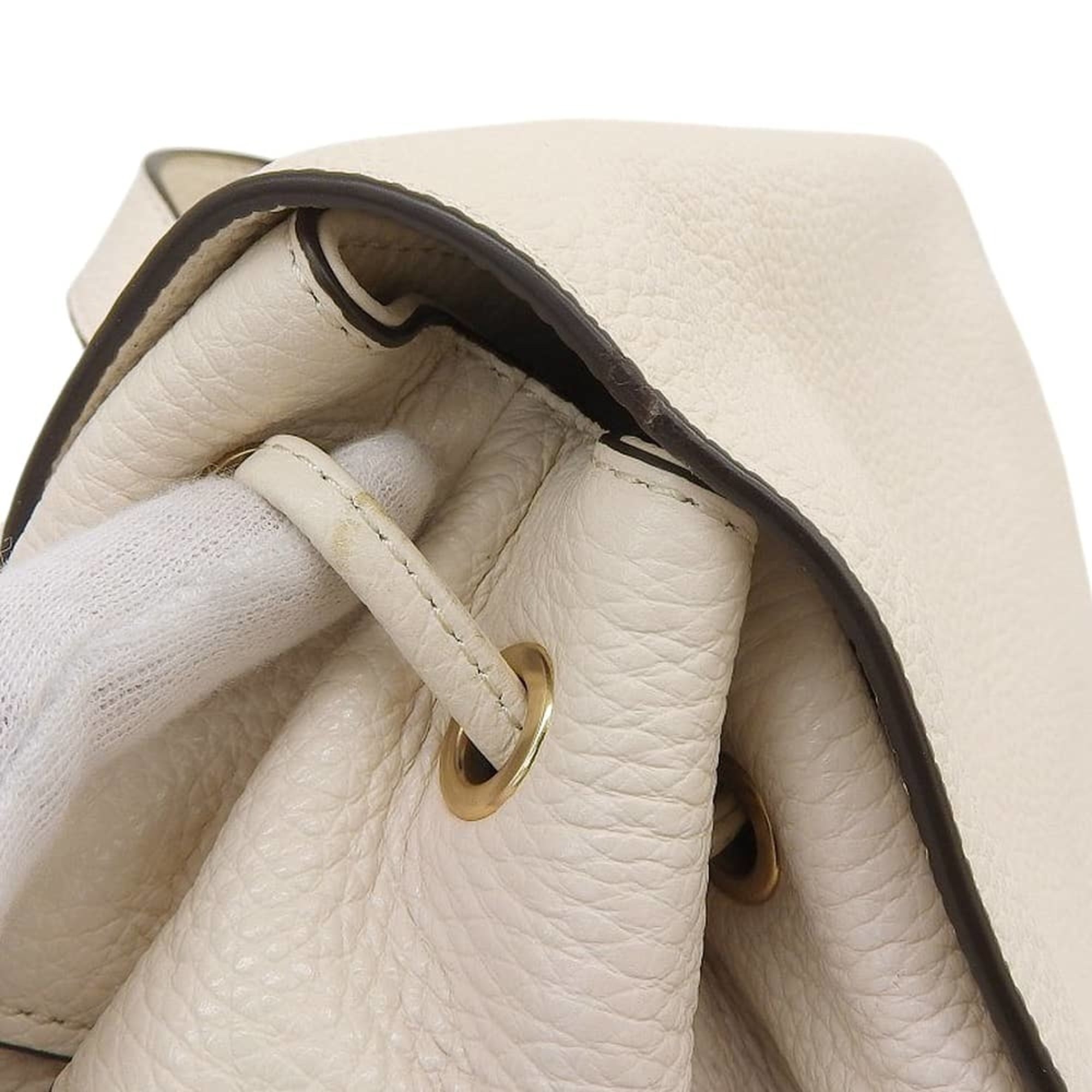 Coach White Leather Backpack (Pre-Owned)