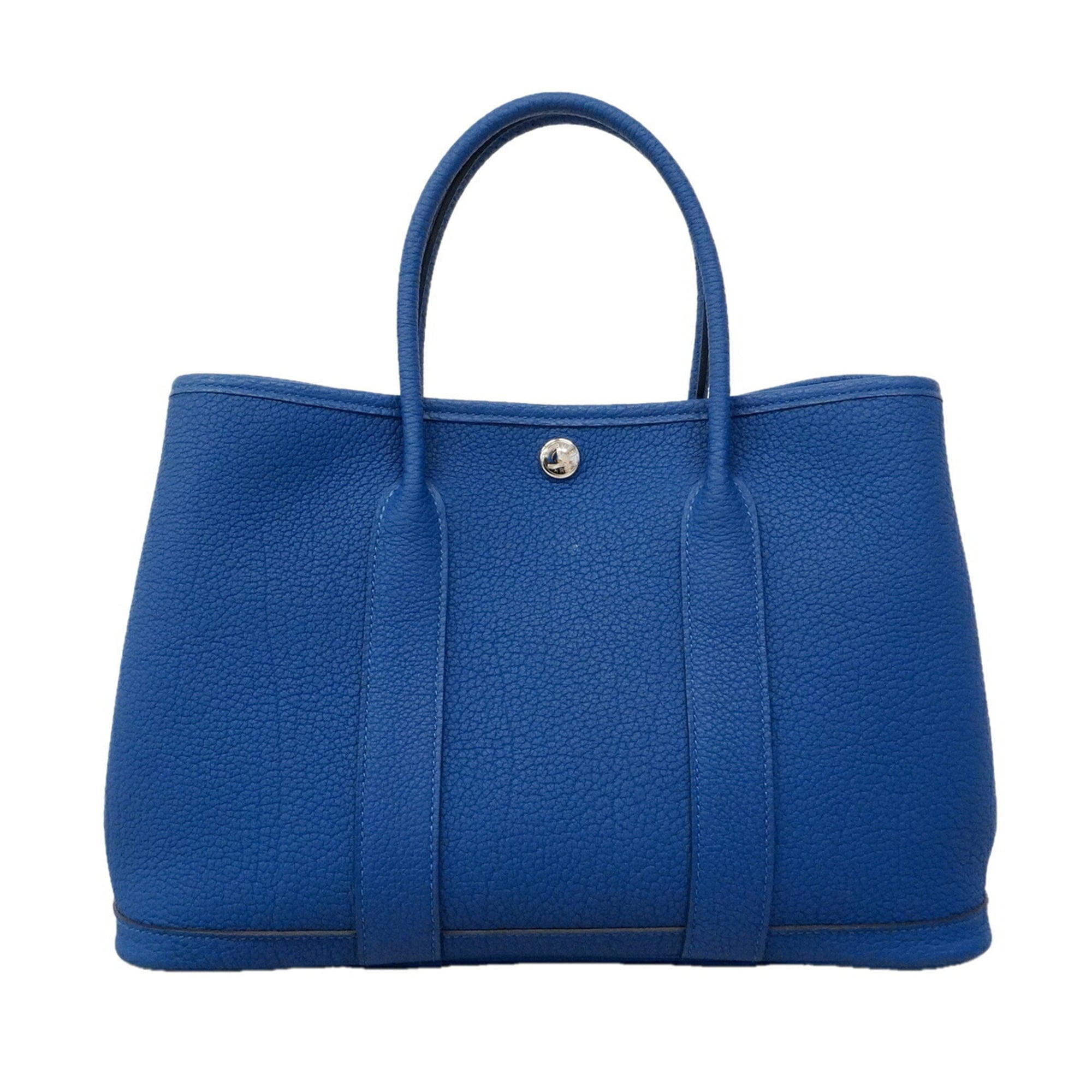 Hermes Blue Negonda Leather Tote Bag (Pre-Owned)