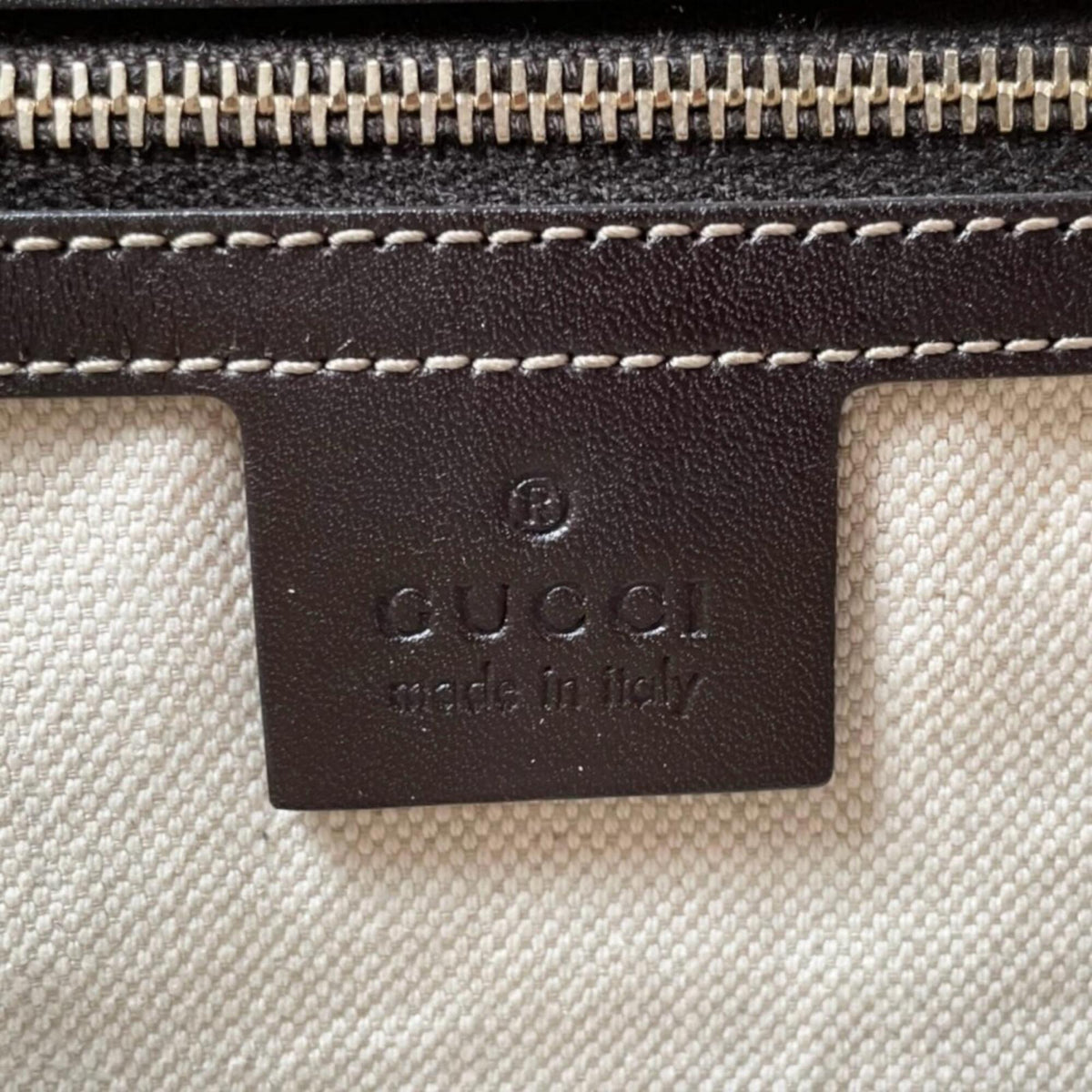 Gucci Gg Canvas Beige Gg Canvas Handbag Tote Bag (Pre-Owned)