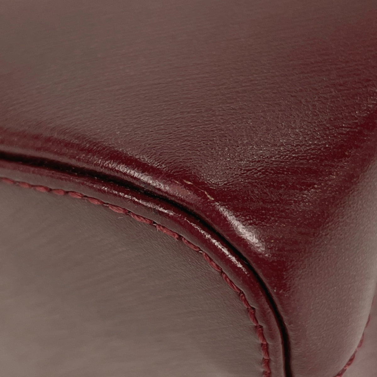 Cartier Trinity Bordeaux Leather Handbag (Pre-Owned)