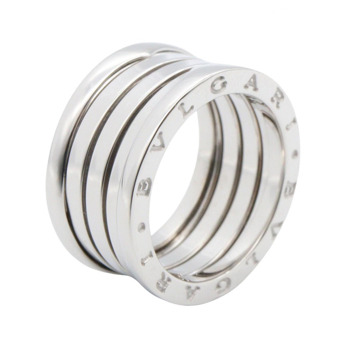 Bvlgari White Gold White Gold (18K) Band Ring (Pre-Owned)