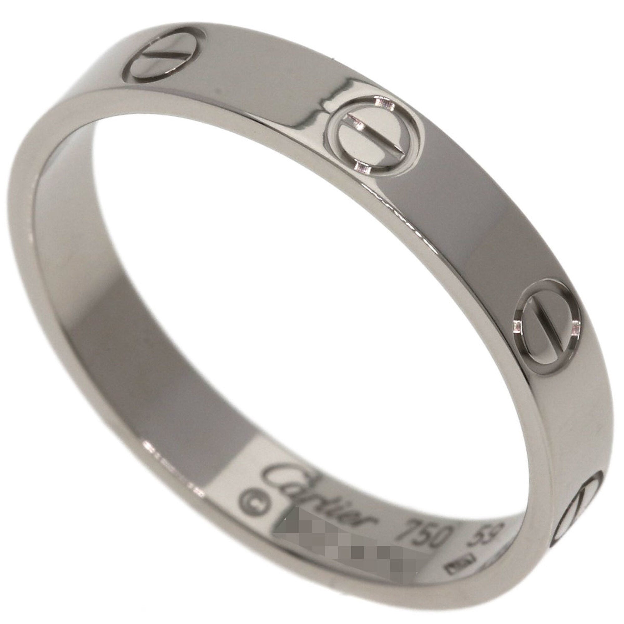Cartier Love White Gold (18K) Band Ring (Pre-Owned)